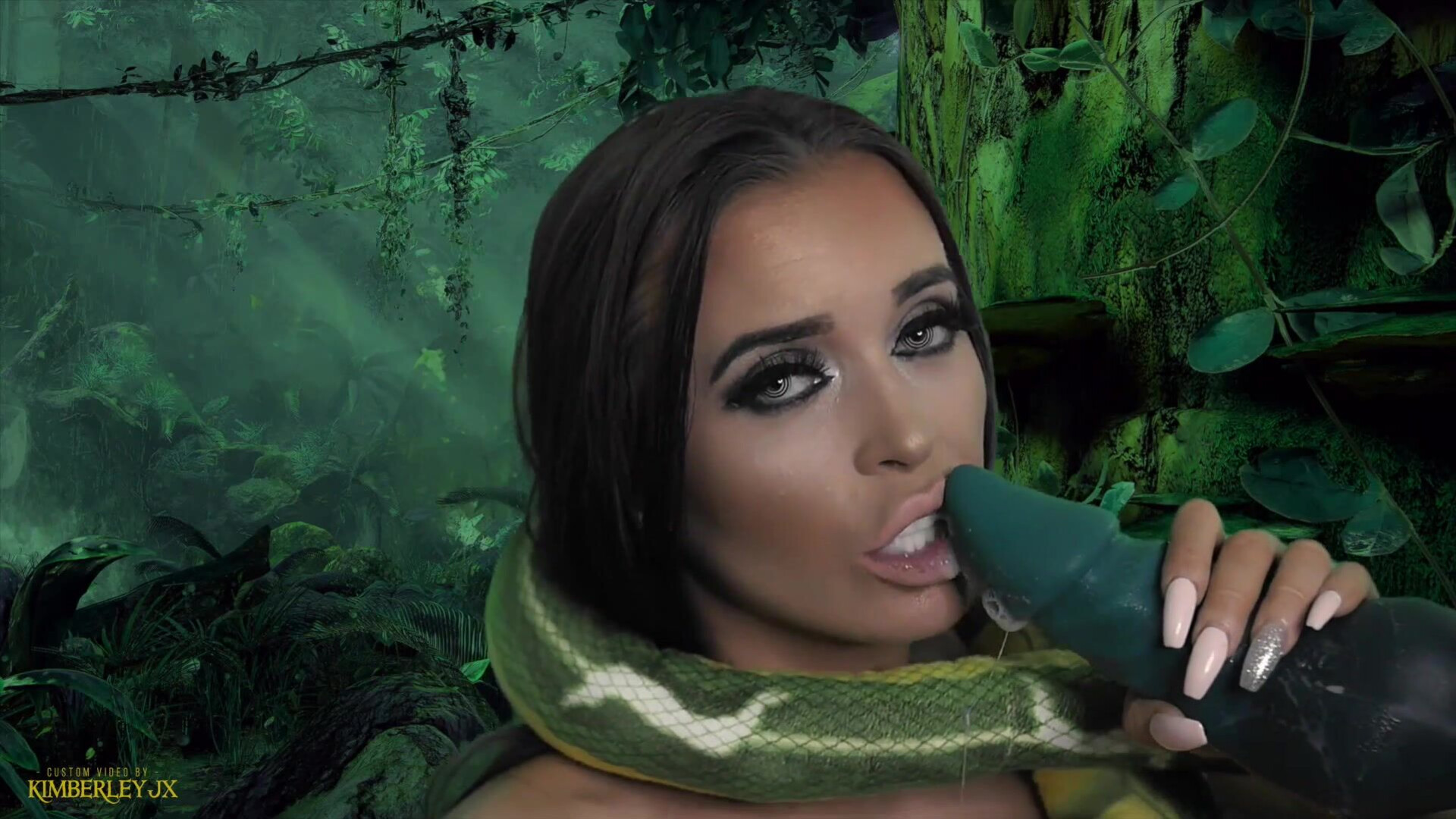 Kimberley Jones - JUNGLE BOOK AN ENCOUNTER WITH KAA - ManyVids - dirty talk - big tits - fake tits - femdom - pov - virtualsex - milf - fetish - solo
