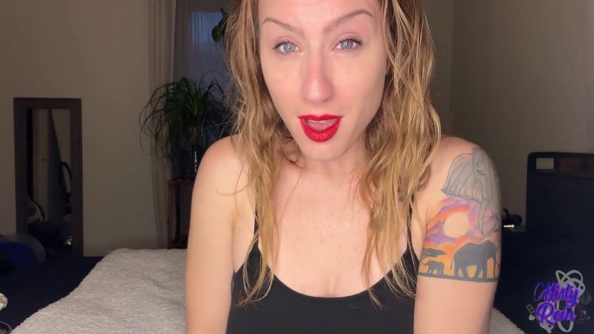 themistyrein - Misty Got Tired Waiting on Him - ManyVids - blonde - pov - tattoo - natural tits - big dick - blowjob