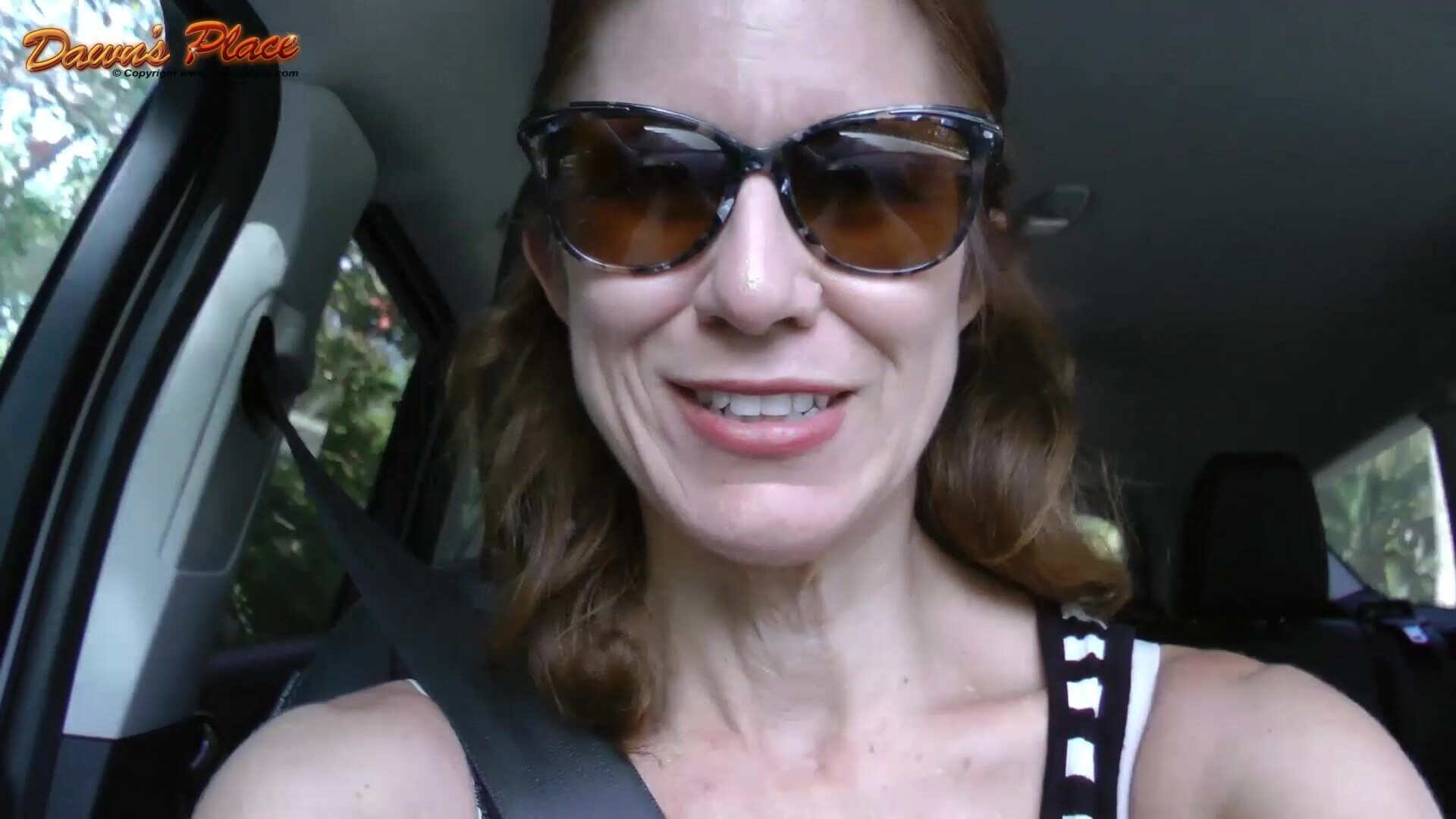 Dawns Place - Car Fun - ManyVids - milf - redhead - big dick - big tits - pov - dirty talk