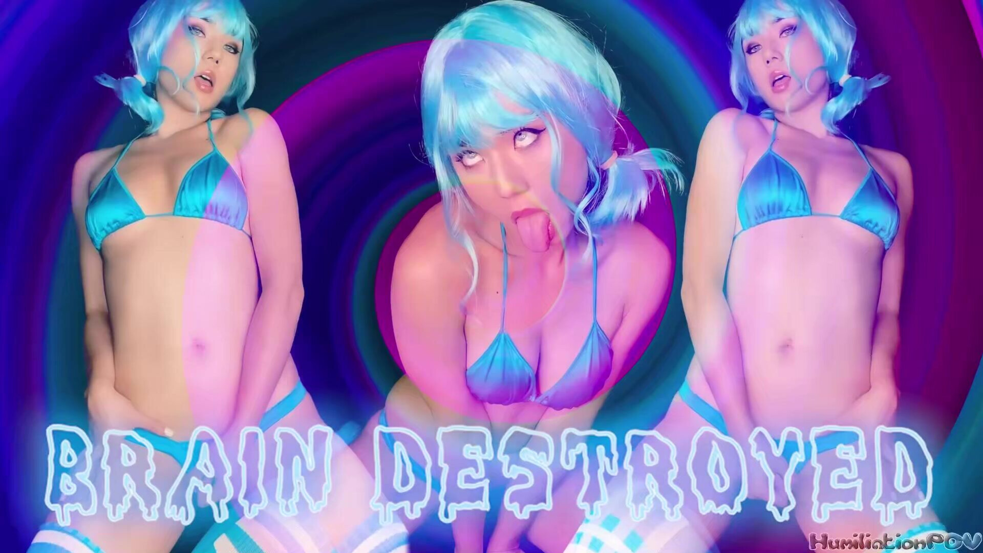 Princess Miki Aoki - Brainjacked! - Ahegao Mindwashing And Addiction Training For Gooning Perverts - ManyVids - gooning - fetish - asian - femdom - devot - small tits - natural tits - pov - solo