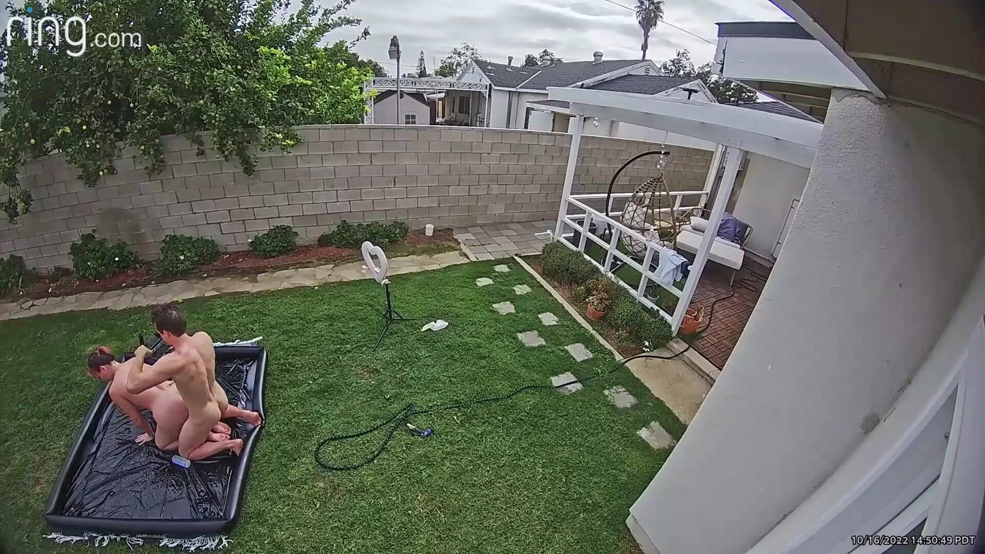 Dana DeArmond - Backyard Camera Footage Of Fucking - ManyVids - milf - pov - big tits - dirty talk - natural tits