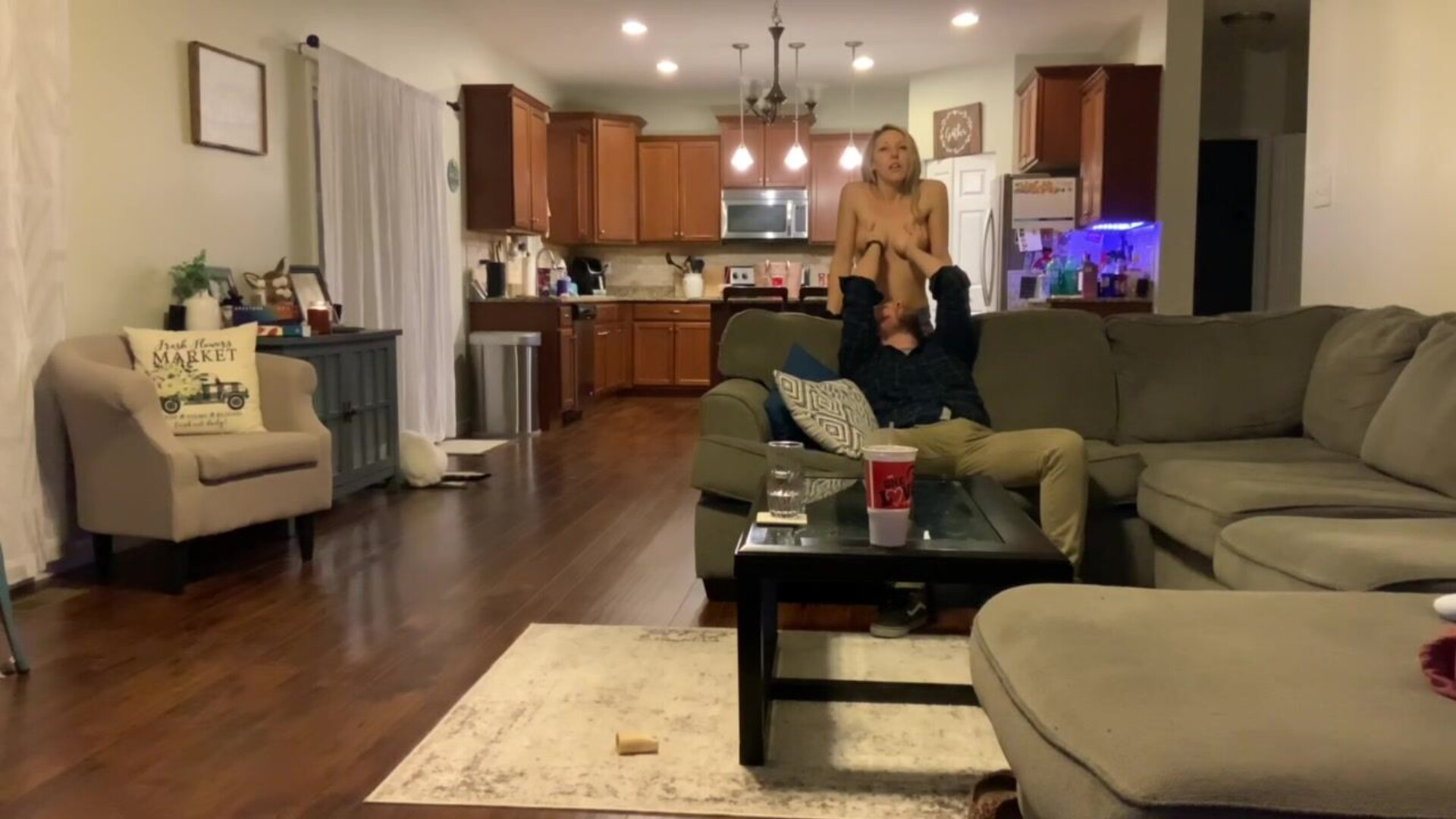 ErikaSwingz - Teaser for an upcoming video of me with 2 men - ManyVids - blonde - milf - big tits - natural tits - pov - blowjob