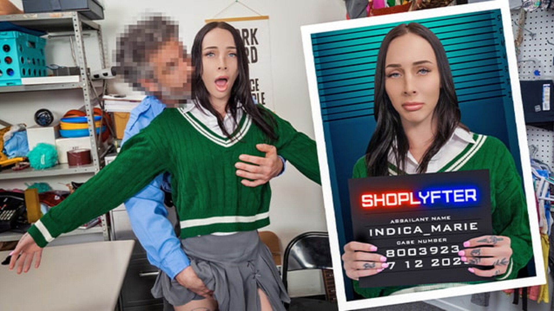Indica Marie - Case No. 8003923 - Bratty and Horny - Shoplyfter - Shoplyfter - fake tits - teacher - office - pussy - cosplay - tits - black - blowjob - facial