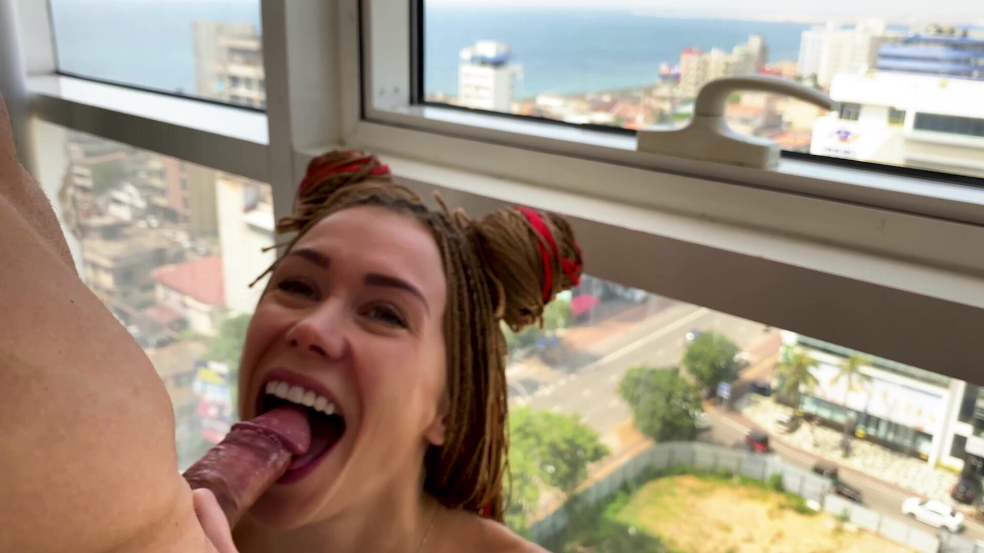 Mia Bandini - Unexpected Roommate Stained My New Iphon - ManyVids - pov - blowjob - big dick - small tits - deepthroat - teen - natural tits