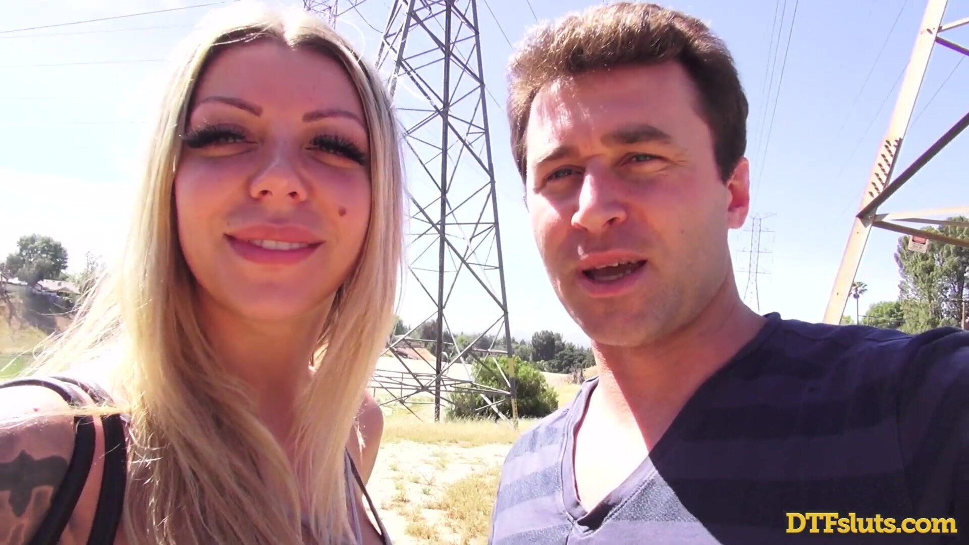 Karma Rx - Fucked Like A Slut Outdoors In A Dirty Tunnel - DTFSluts - DTFSluts - outdoor - milf - blonde - big tits - tattoo - fake tits - big dick - blowjob - facial