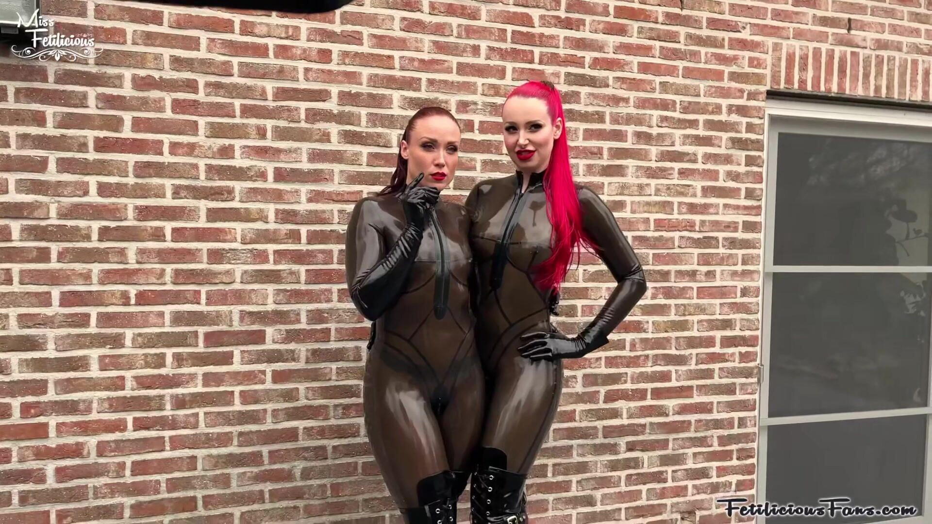 Miss Fetilicious - Transparet Smoky Catsuits - ManyVids - fetish - hardcore - milf - big tits - latex - pov - femdom - high heels - virtualsex