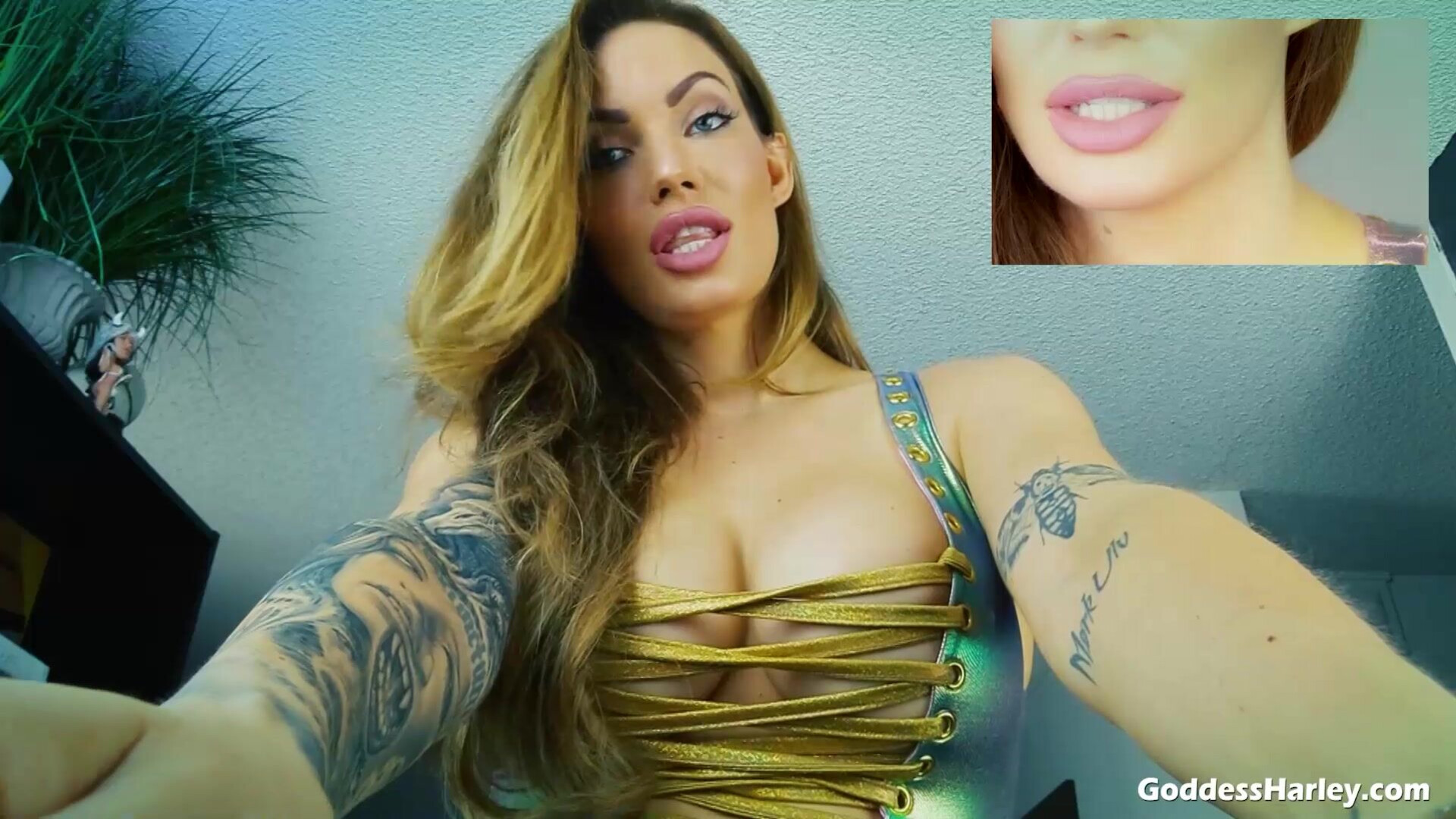 Amazon Goddess Harley - The Magic Words For Cum Eating - ManyVids - milf - femdom - big tits - dirty talk - fetish - fake tits - pov - solo - high heels