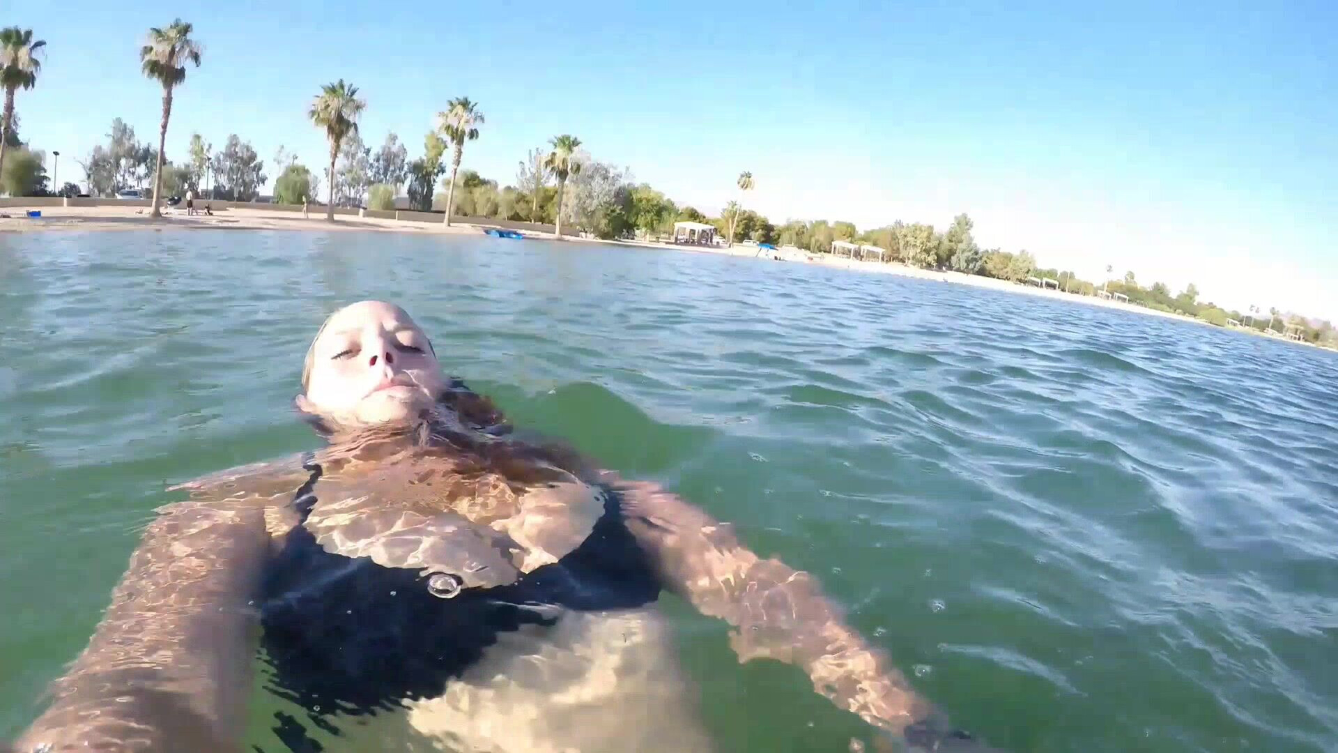 Mya Ryker - Naughty Lake Life - ManyVids - milf - blonde - pov - big tits
