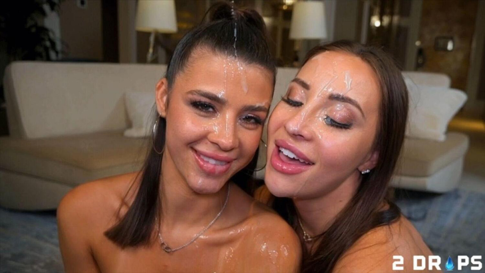 Kylie Rocket, Melissa Stratton - 2 Girls 2 Drops - 2Drops - 2Drops - piss - blowjob - fetish - threesome - feet