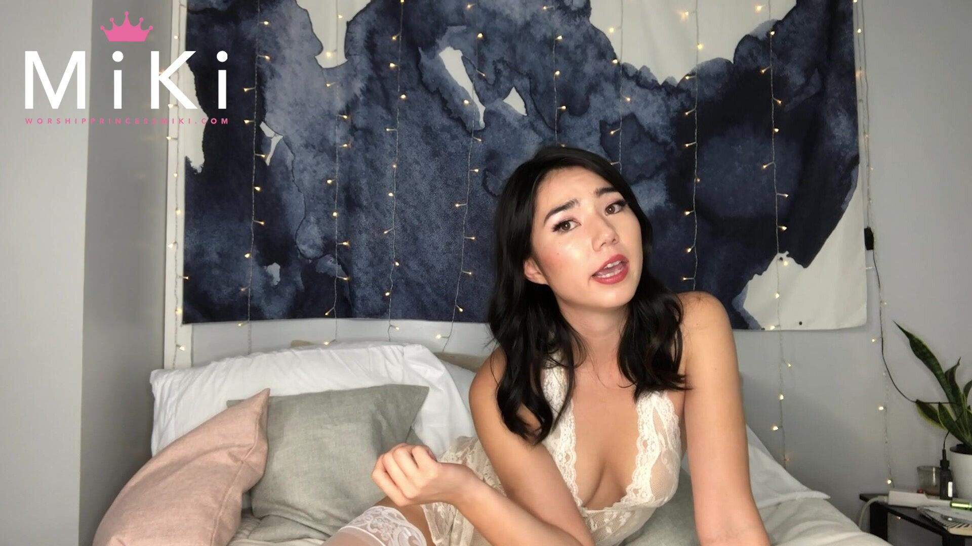 Princess Miki - CEI encouragement Ill touch myself too - ManyVids - milf - femdom - asian - brunette - natural tits - dirty talk - pov - solo - fetish