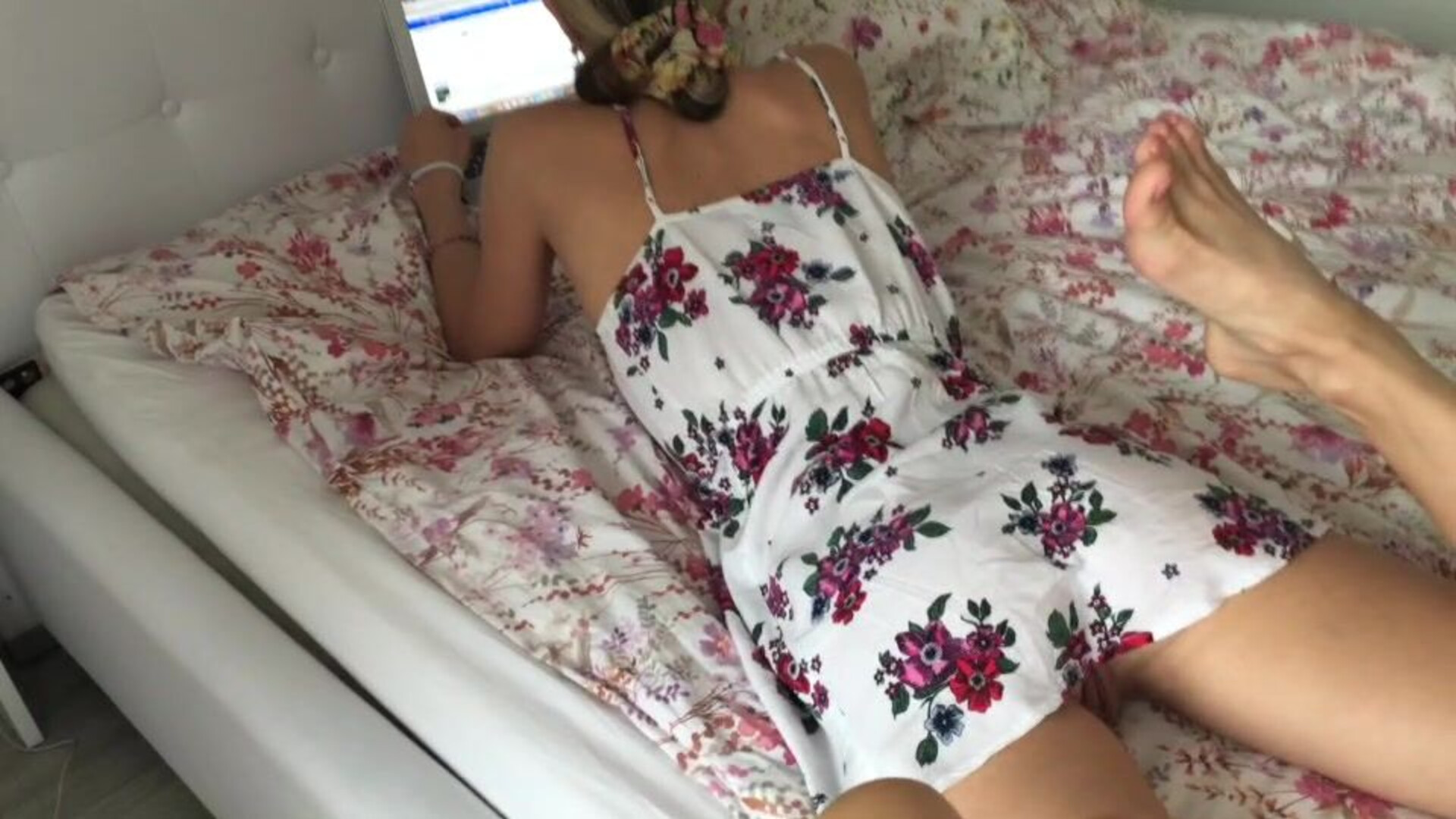 Gina Gerson - He Catch Me Behind - ManyVids - blonde - pov - small tits