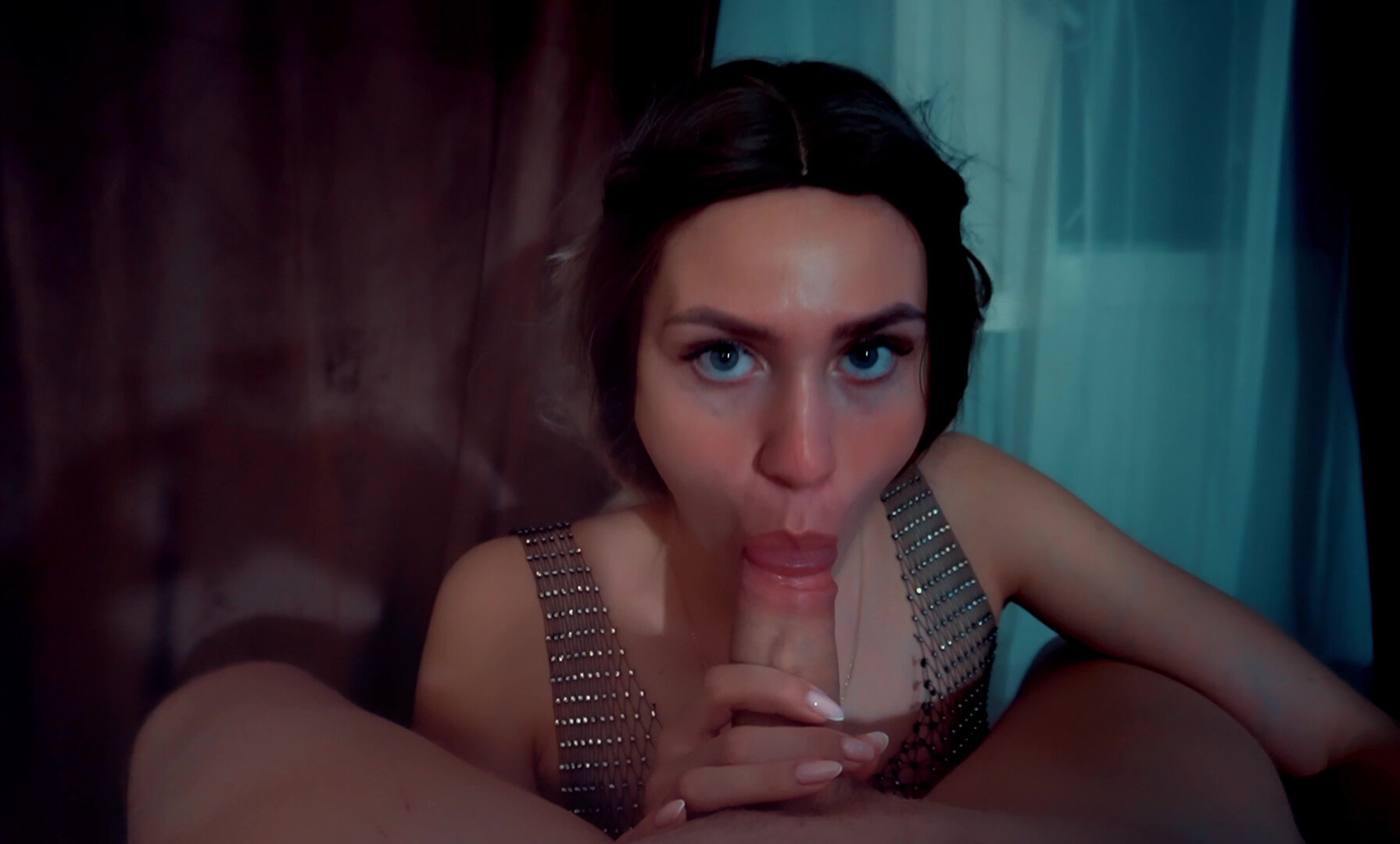LuxuryMur - I Caress This Head With My Tongue Until - ManyVids - blonde - teen - pov - small tits - blowjob - big dick