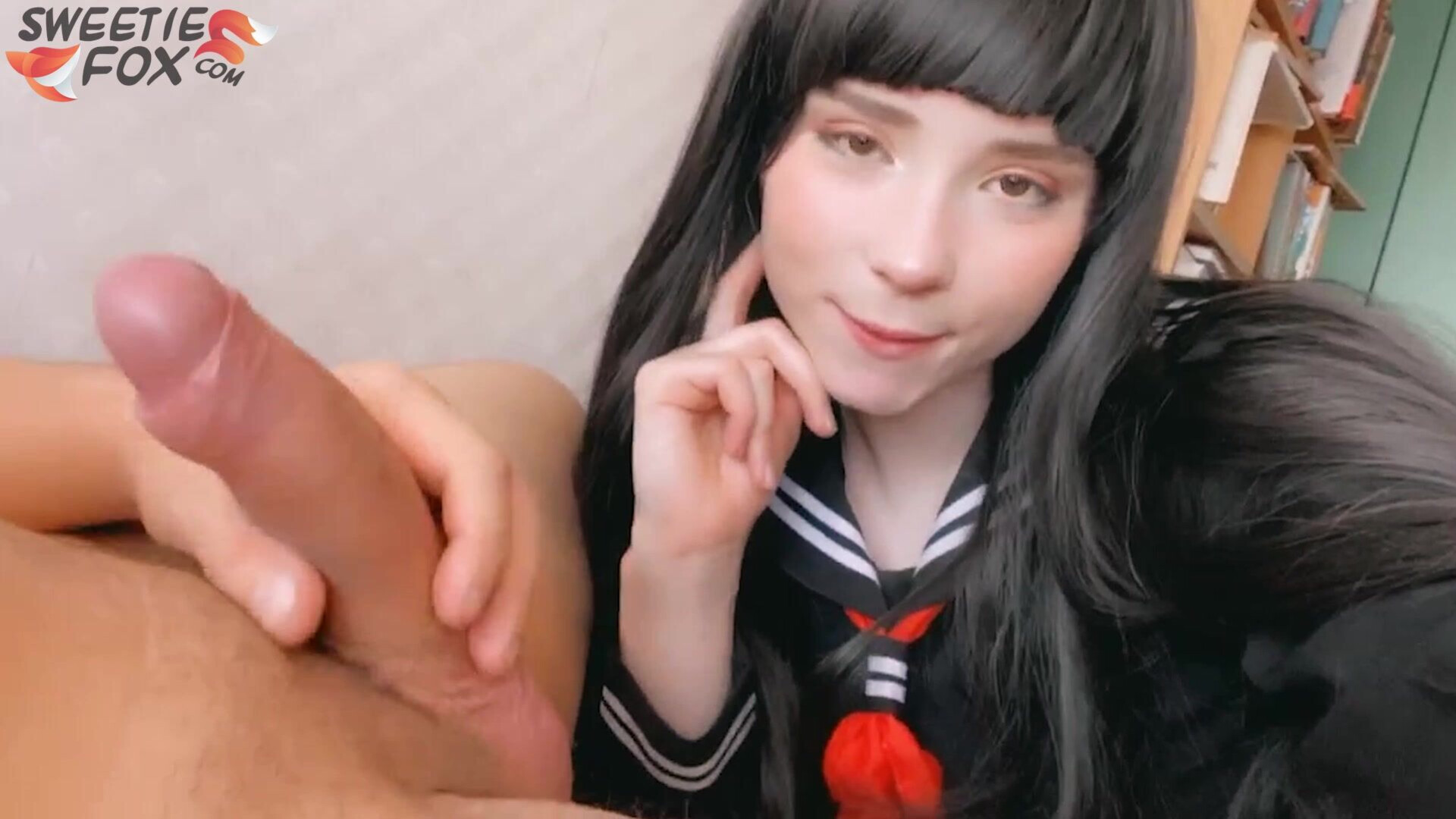 Sweetie Fox - Asian Schoolgirl Deepthroat And Fucking - ManyVids - asian - deepthroat - pov - teen - natural tits - blowjob - big dick