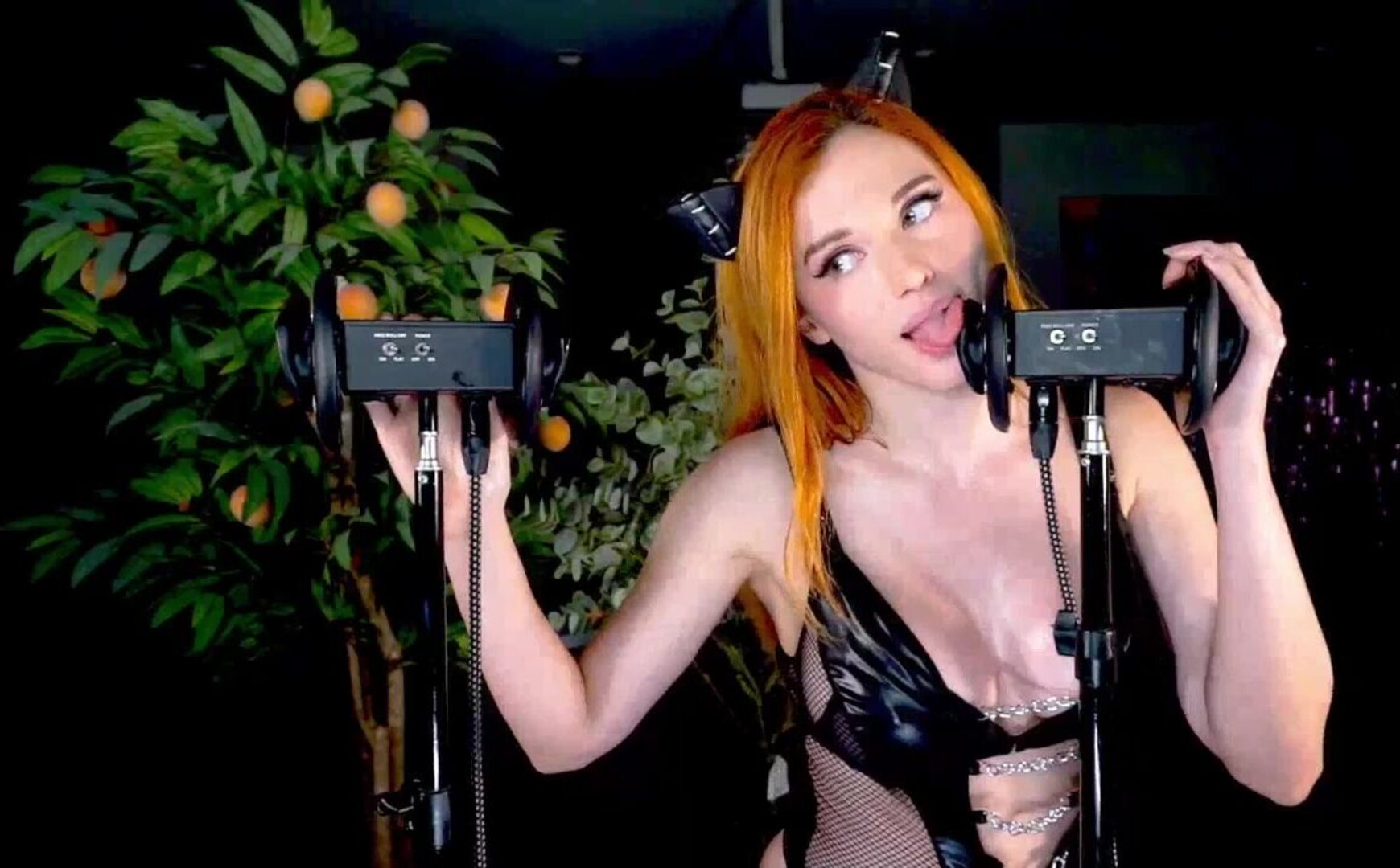 Amouranth - Earlicking For The Fans JerkMate 11 Sept Live Stream - Onlyfans - OnlyFans - redhead - pov - big tits - fake tits - dirty talk - virtualsex