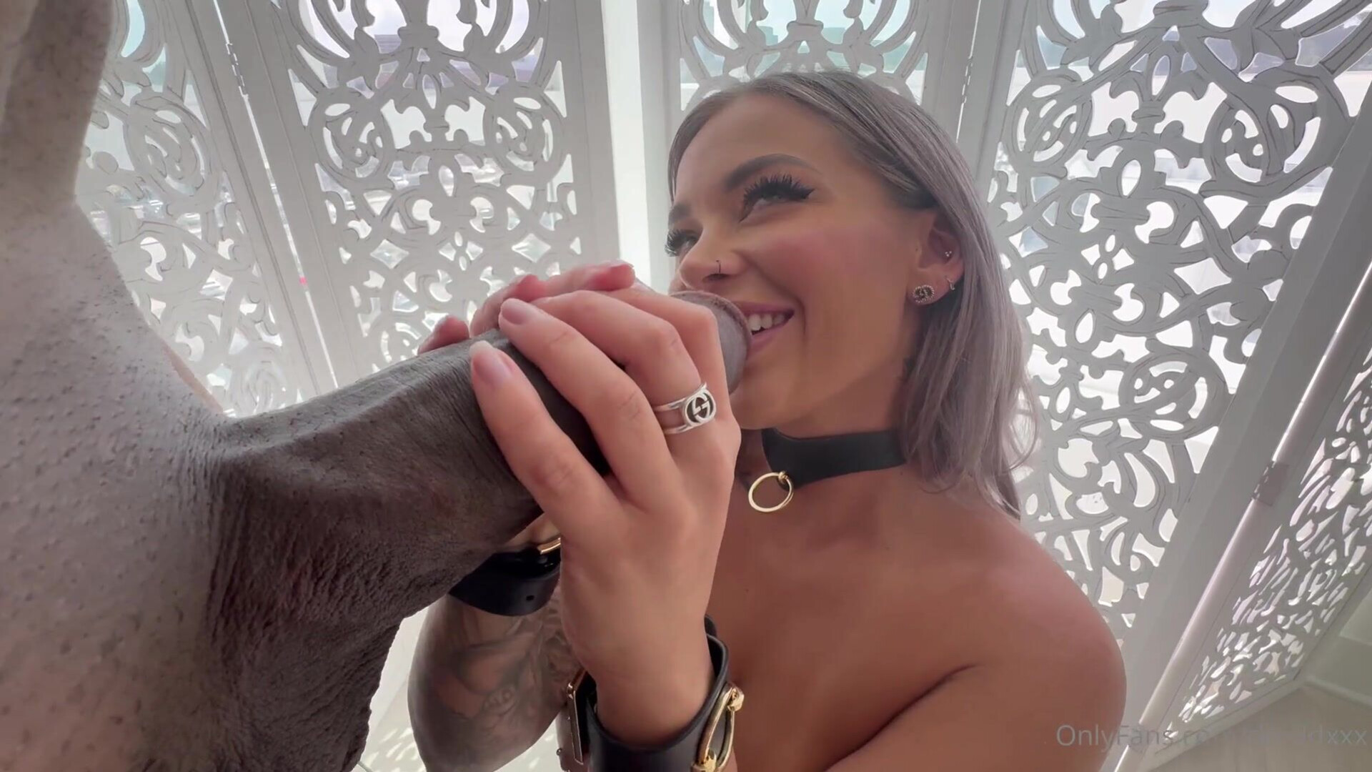 Hayley Davies x Dredd - Onlyfans - OnlyFans - bbc - interracial - blowjob - deepthroat - hardcore - big dick