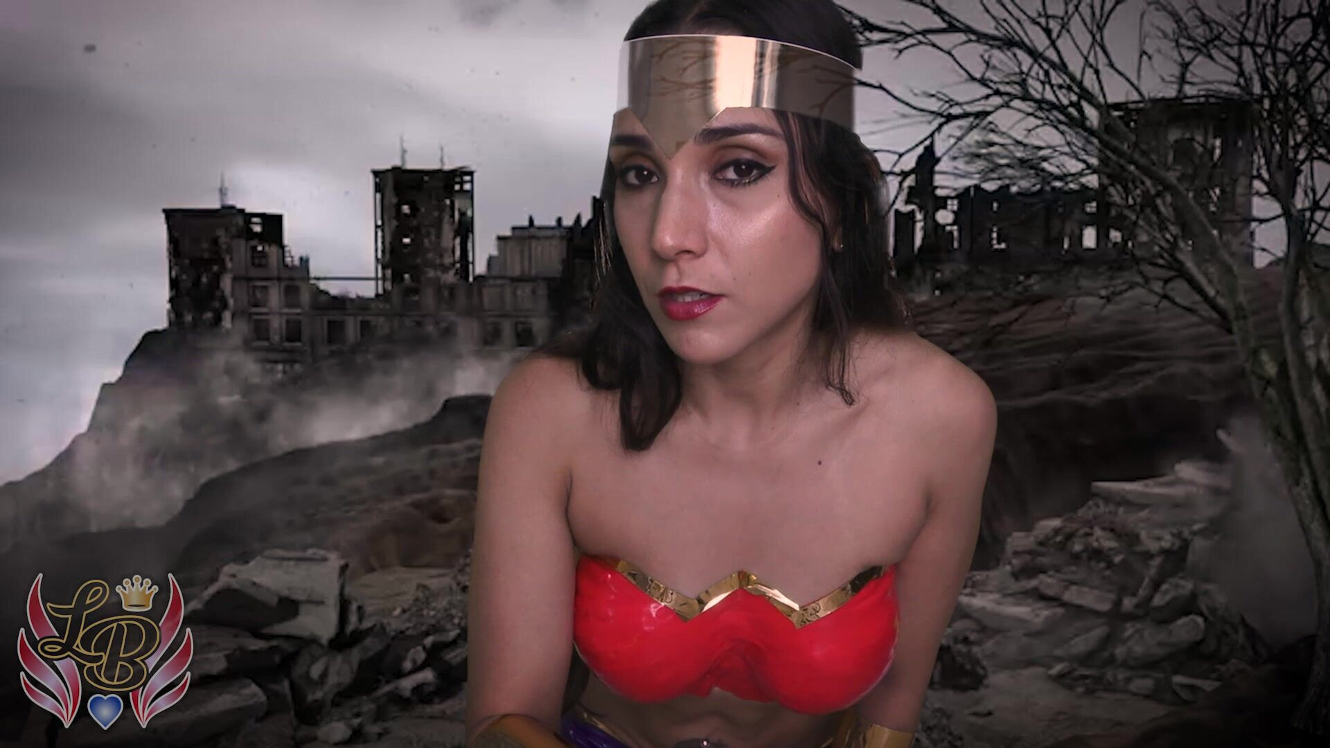 Lissie Belle - Saved By Wonder Woman JOI - ManyVids - jerk off instruction - milf - dirty talk - virtualsex - masturbation - brunette