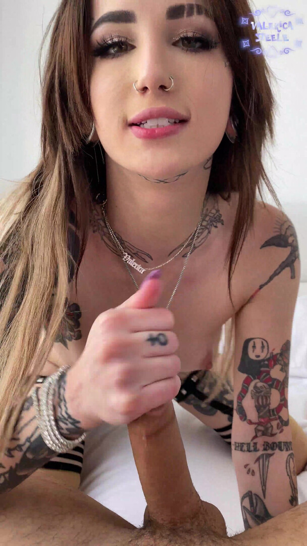 Valerica Steele - POV Fucking Tyler D Before We Shoot - ManyVids - pov - teen - blowjob - big dick - tattoo