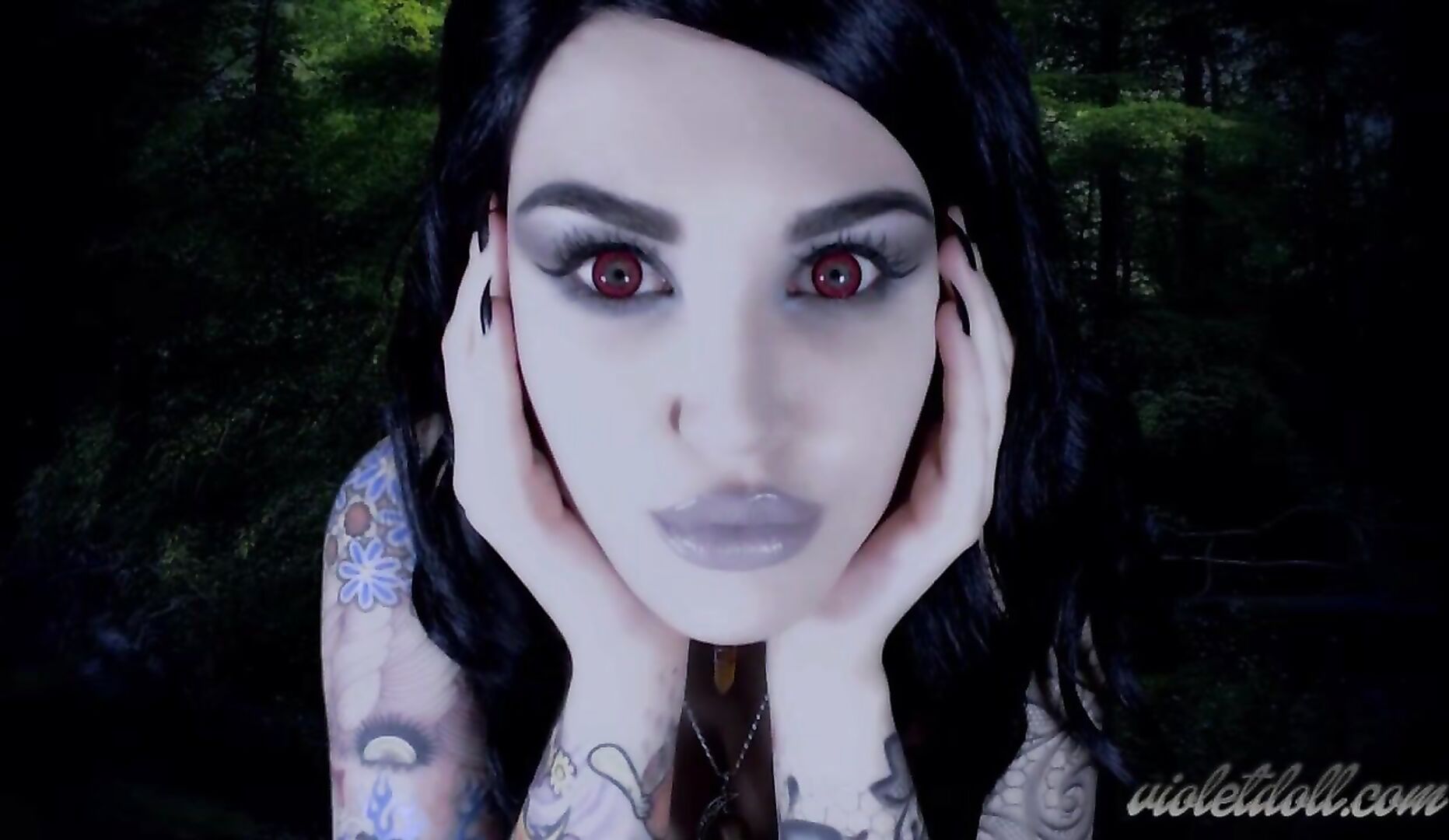 Violet Doll - Spellbound - ManyVids - femdom - devot - fetish - dirty talk - pov - big tits - tattoo - solo