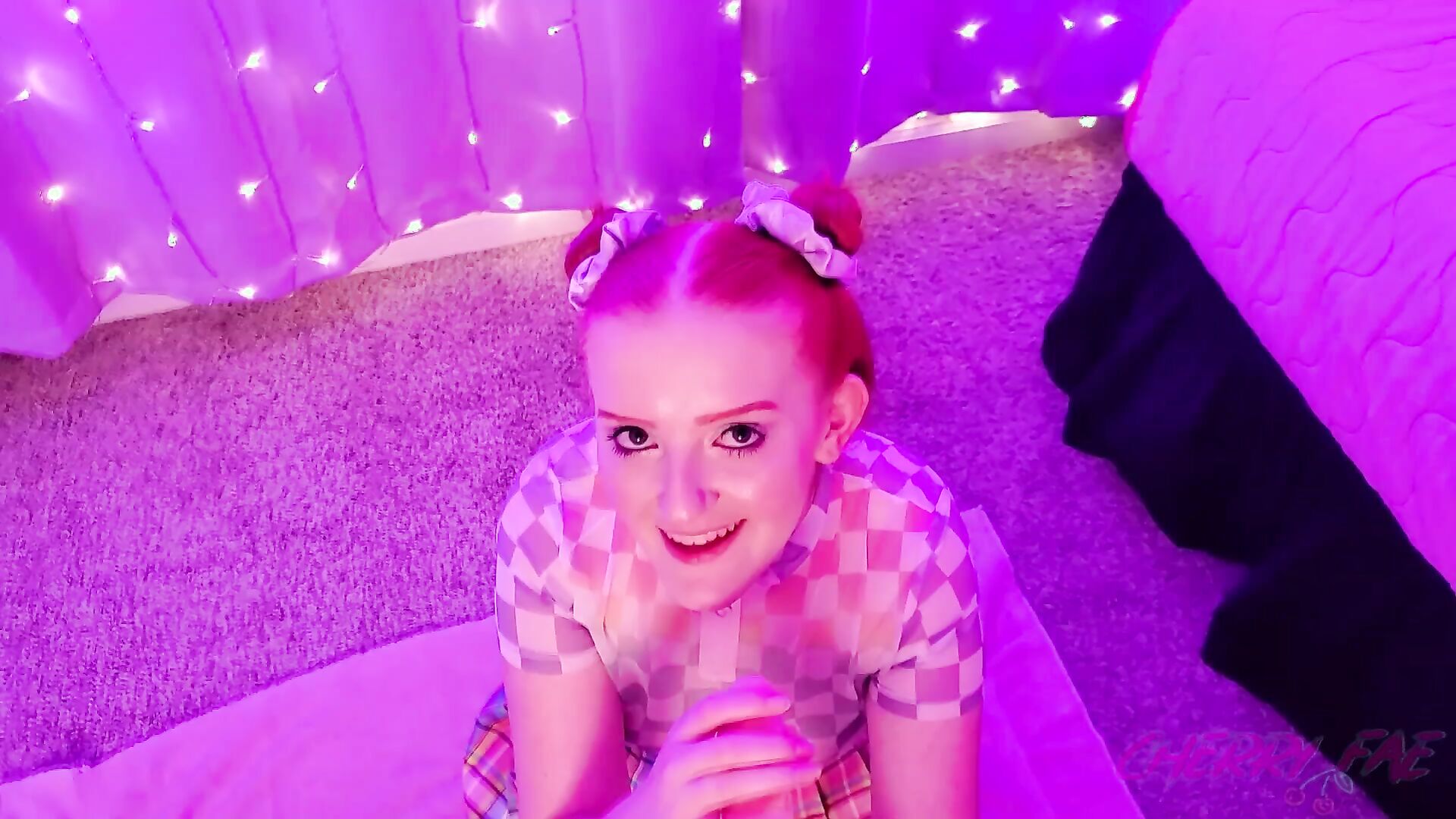 Cherry Fae - Deep Throating for Daddy - ManyVids - stepdad - redhead - teen - natural tits - dirty talk - pov