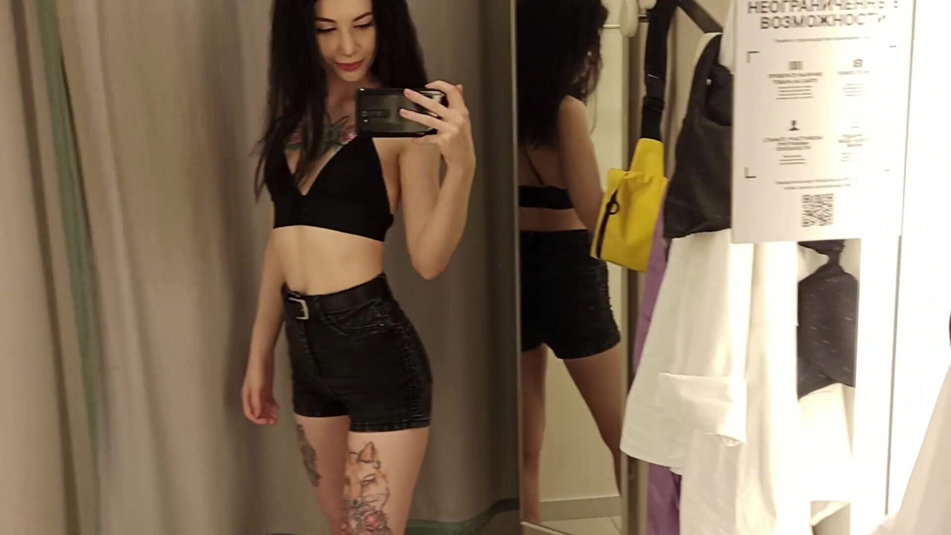 Alessia Moore Horny Girl Masturbates In A Fitting Room - amateur - blowjob - hd porn