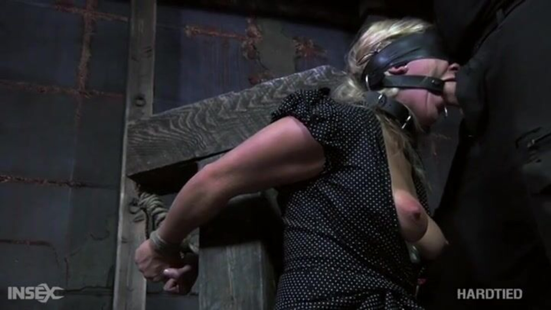 Bdsm Bound blowjob - bound - bdsm - tied - deepthroat - cocksucking