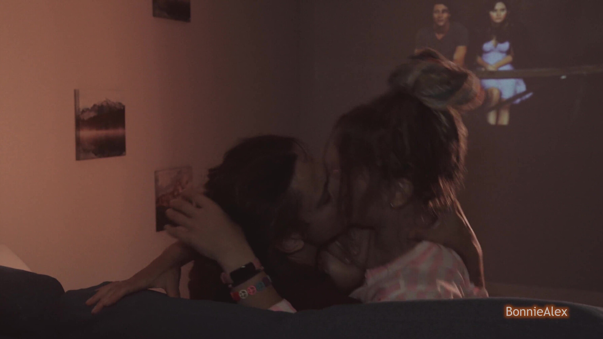 Bonniealex Evening Sex While Watching A Movie - amateur - hardcore - 4k porn