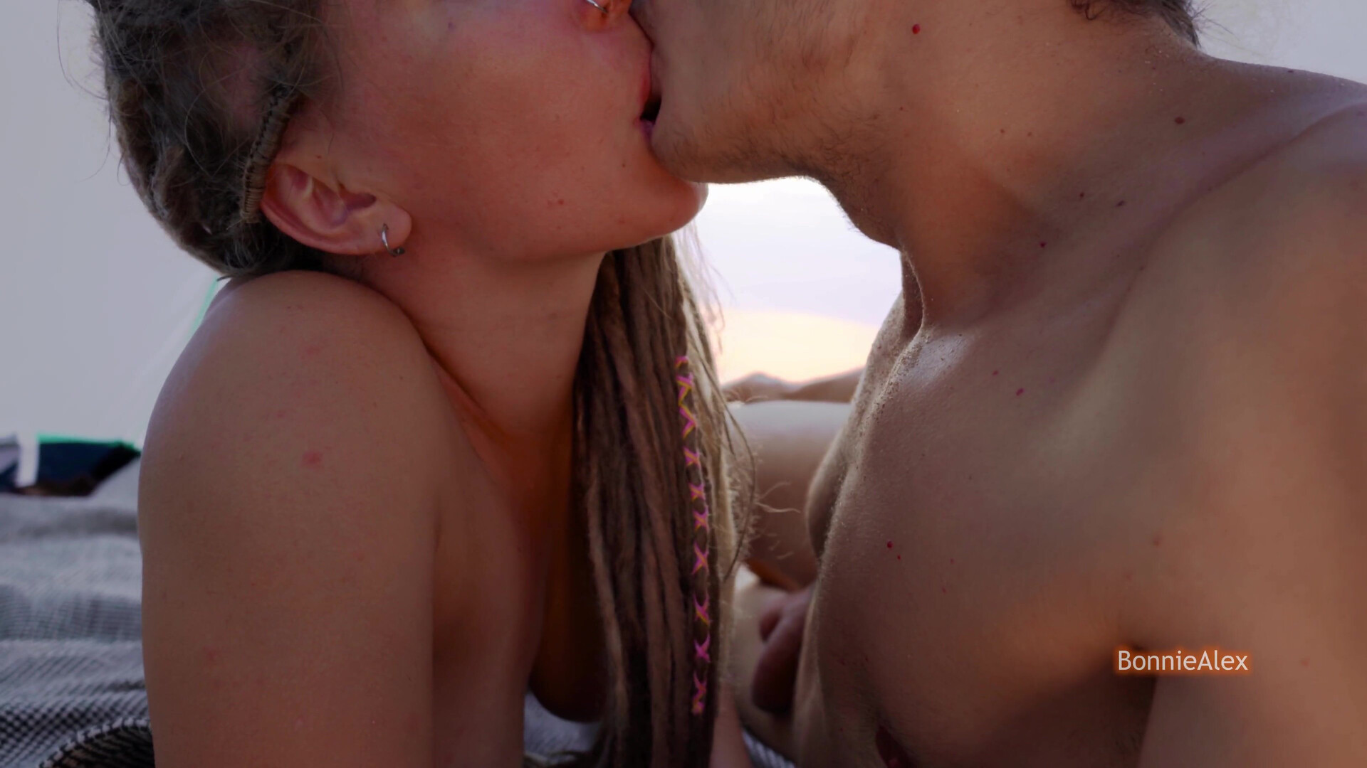 Bonniealex Sunset Beach Sex By The Sea Handheld Pov - amateur - hardcore - public