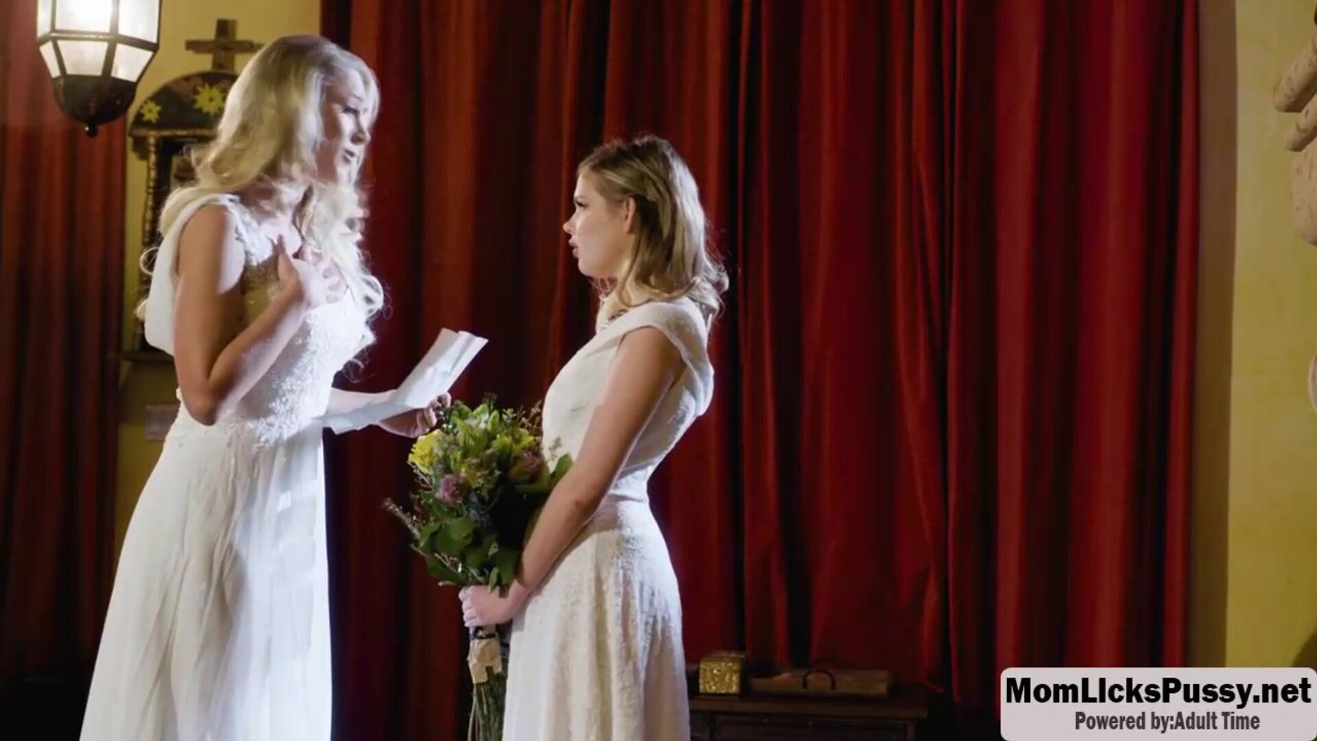 Busty milf married her teen stepdaughter - lesbian - oldyoung - teen - big tits - facesitting - masturbation - kiss - pussy licking - 69 - step family