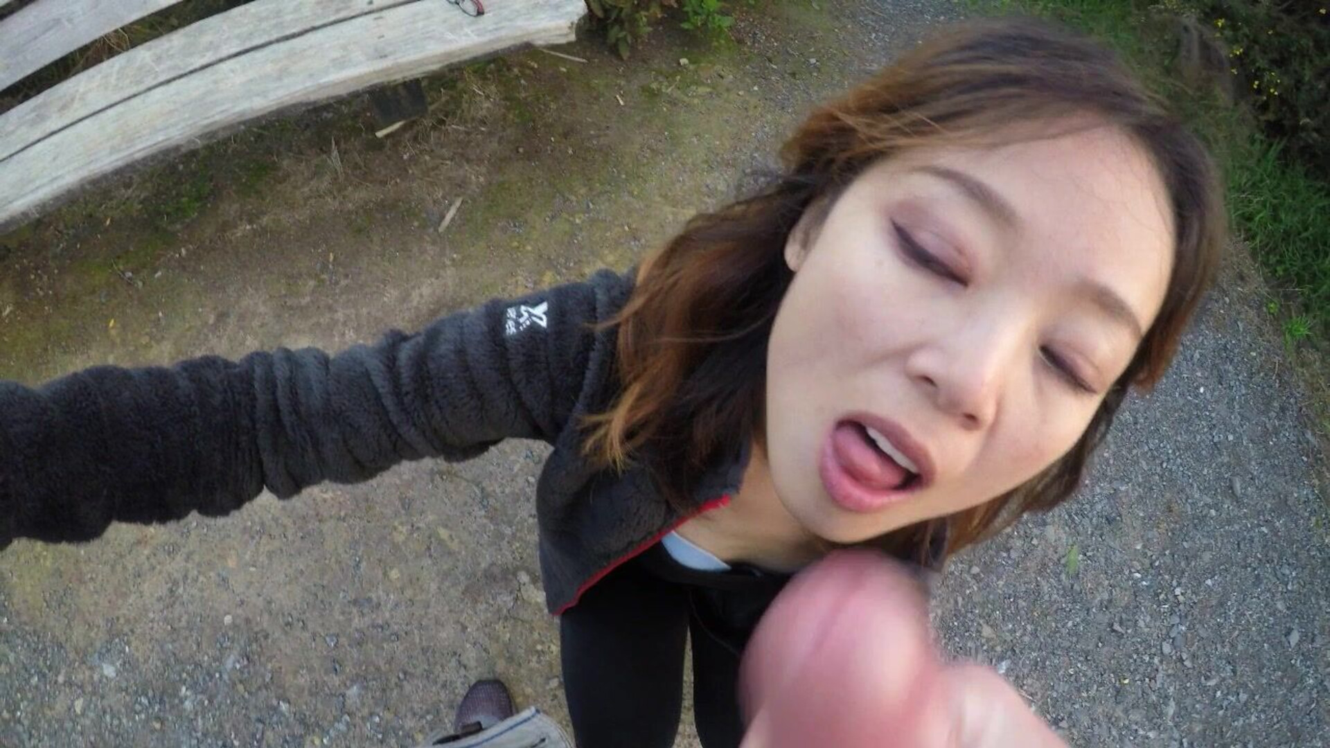 Cumonanna Public Blowjob And Cum Walk In The Park - asian - hardcore