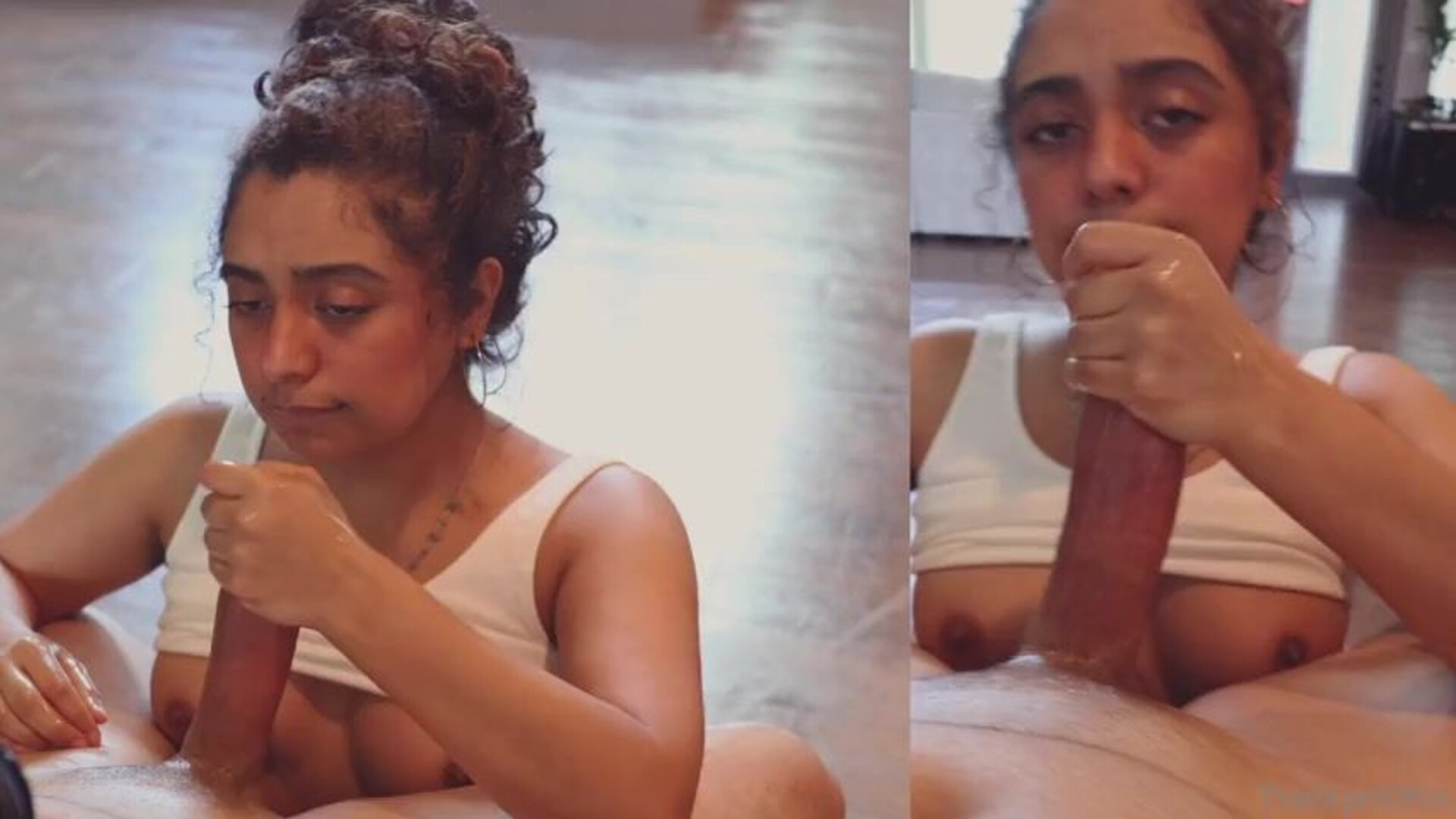 Dual cameras blow job - cocksucking - asslicking - deepthroat - bwc