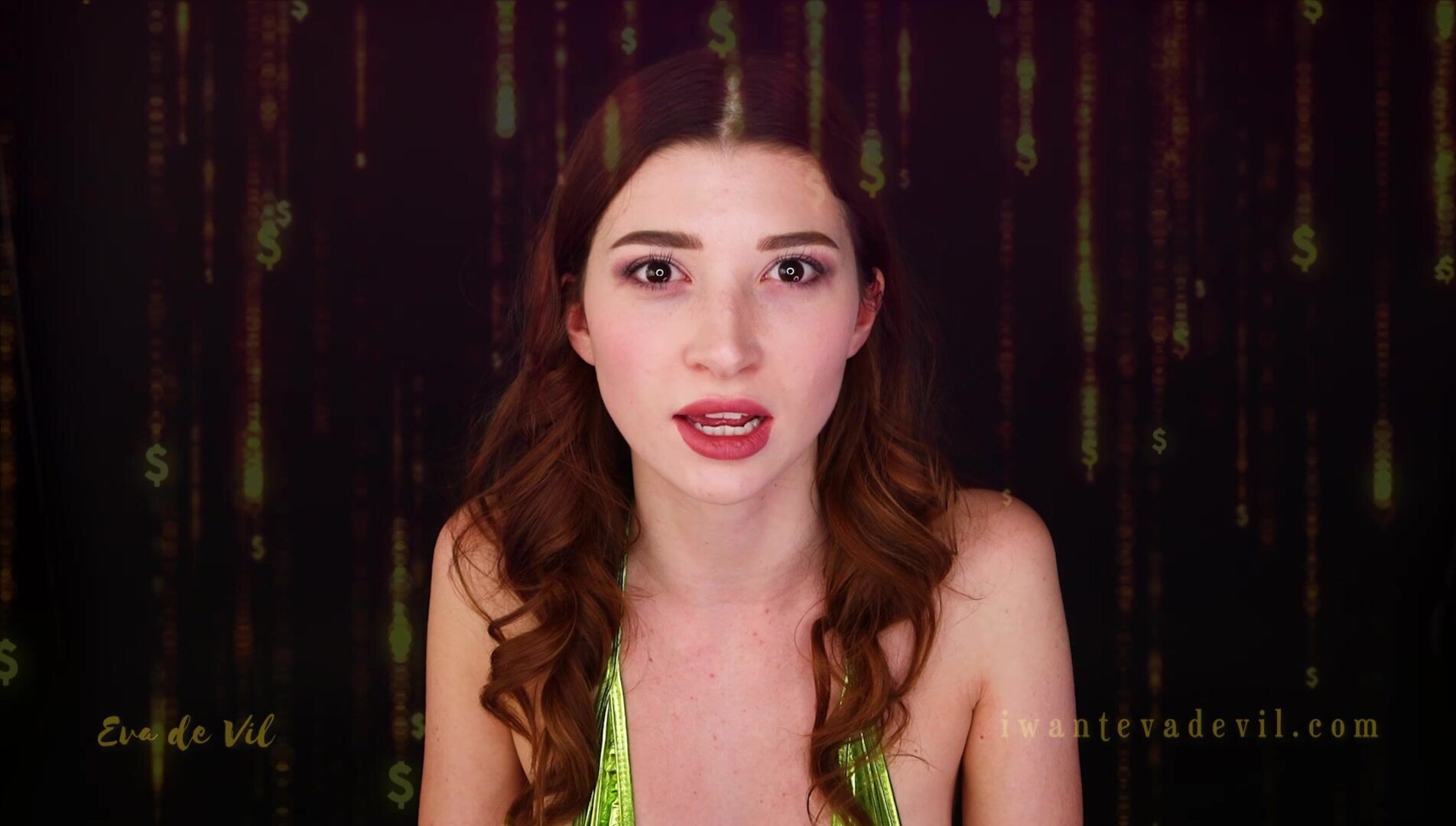 Eva De Vil The Divine Cash Flow (Findom) - solo - softcore - small tits