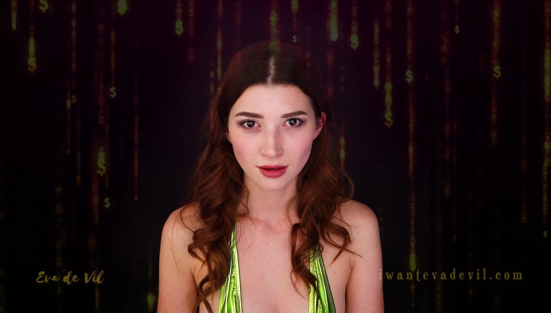 Eva De Vil The Divine Cash Flow (Findom) - solo - softcore - small tits