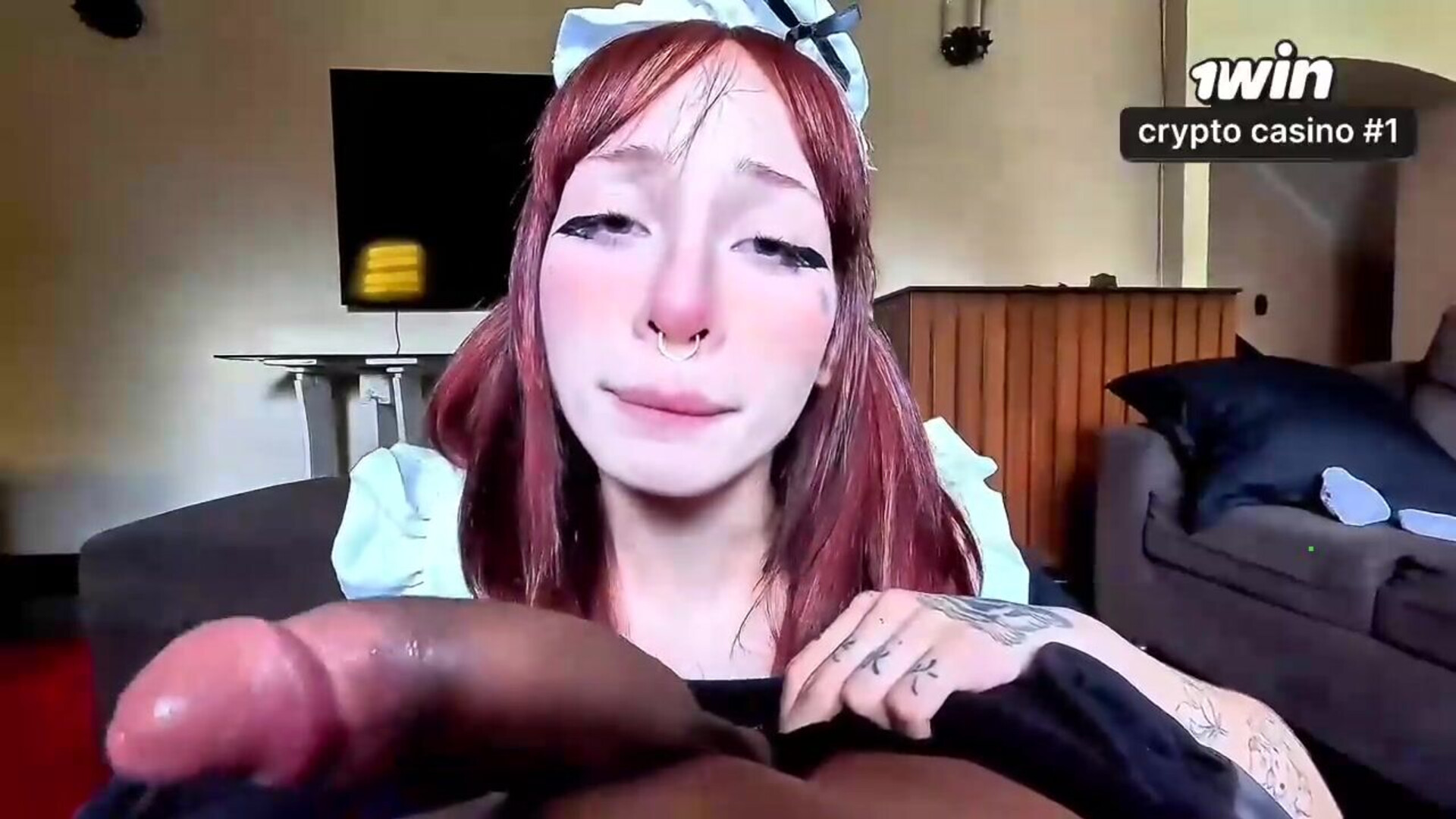 Hot Brazilian maid fucks my chisel while my mate films in HD porn hottest red head - comendo empregada - interracial - xxx - maid - bunda grande - qrozne - red head - big dick - behind the scenes - porn
