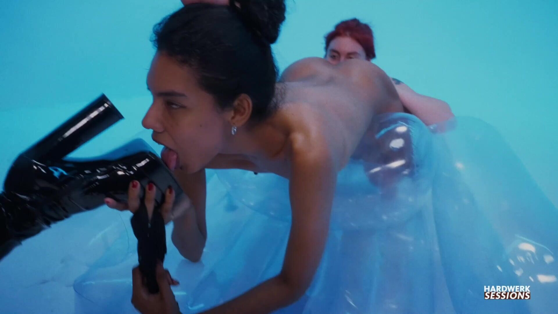 LESBIAN THREESOME Diosa Muriel Dominated - lesbian - fingering - strapon - face to face - doggystyle - cumming - orgasm - aftercare - rough - squirting