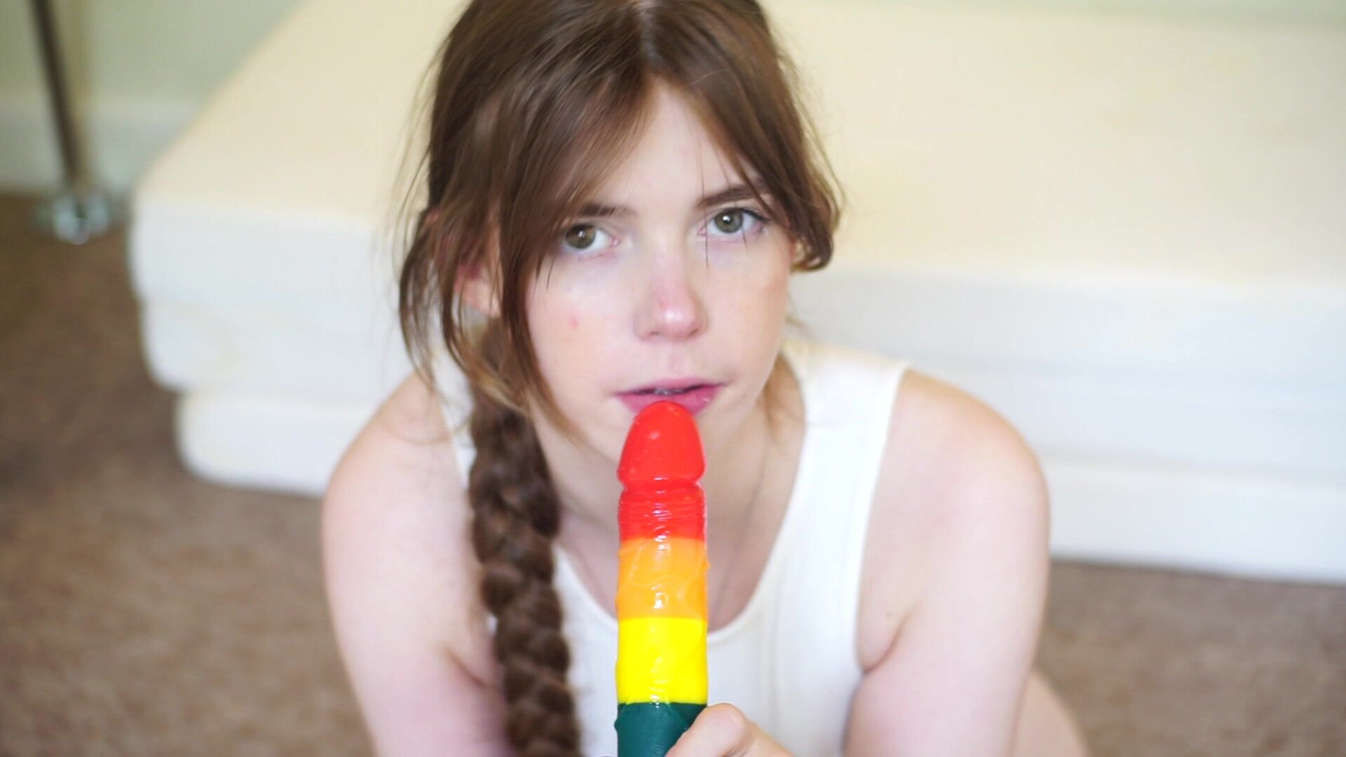 Longhairluna Pov Candyman Deepthroat - solo - amateur - toys