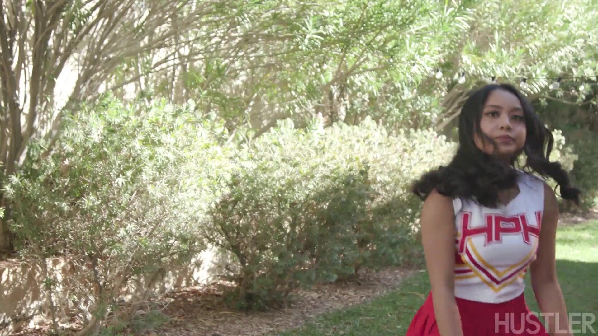 Luna Mills Asian Cheerleader - hot