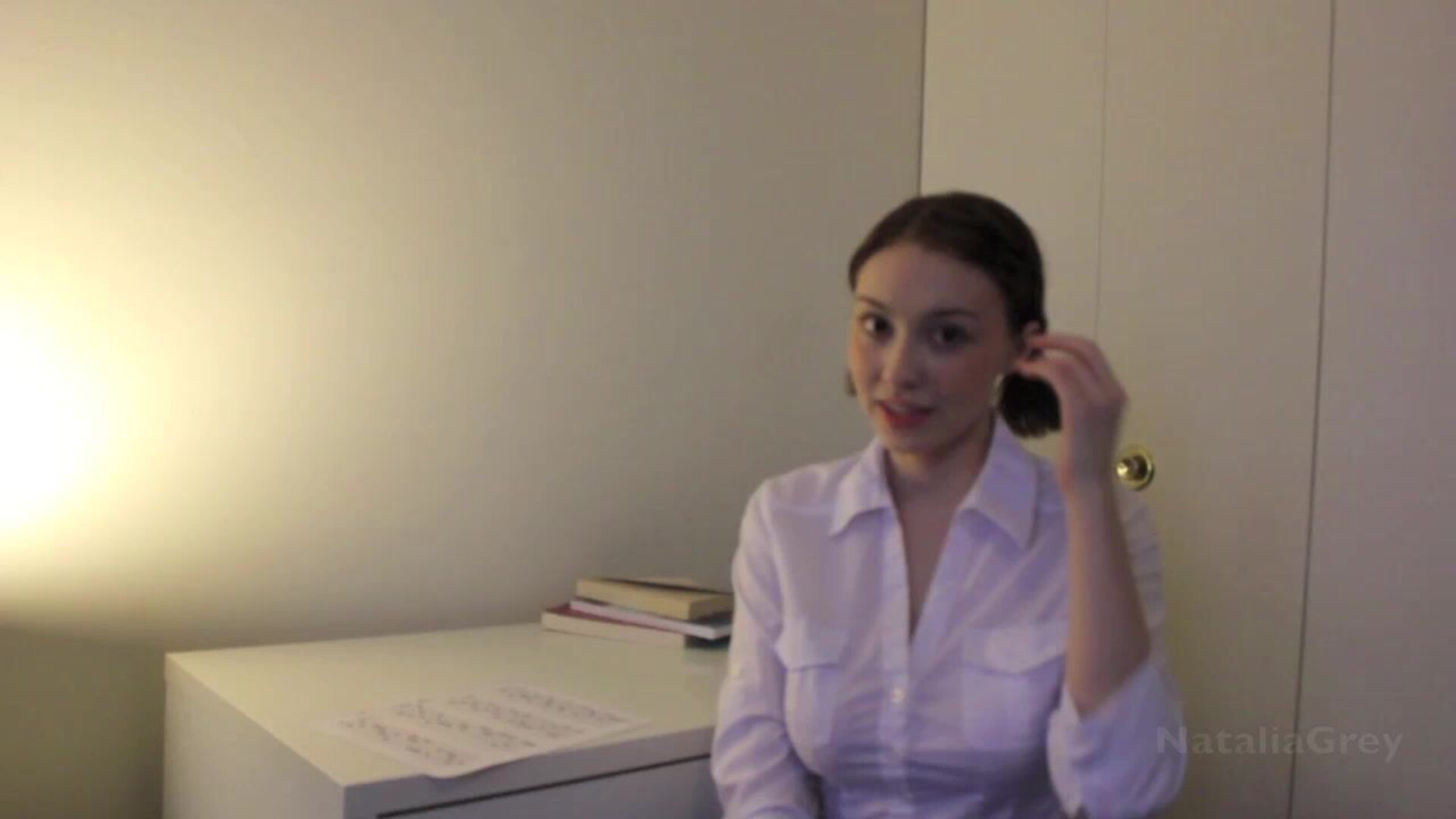 Natalia Grey Extra Credit - solo - amateur - big tits