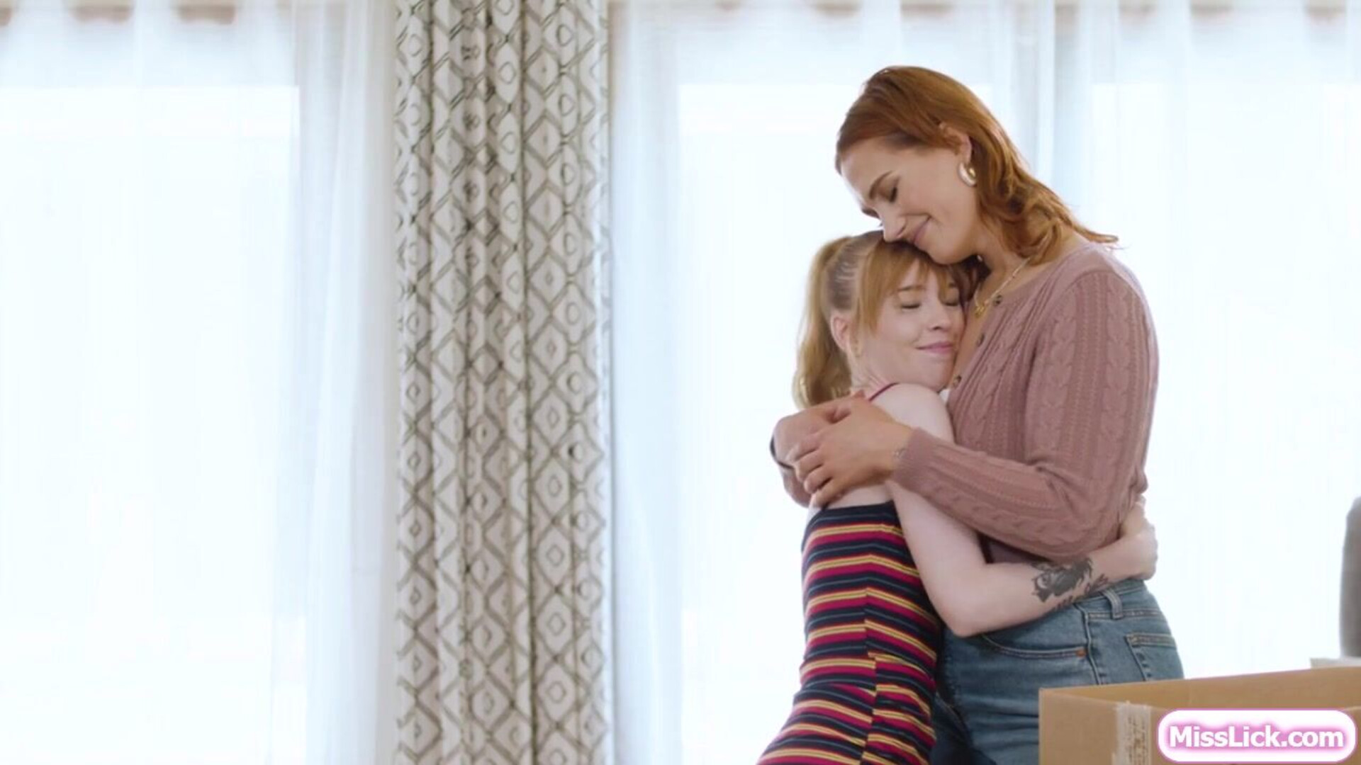 Petite teen facesitting lesbian stepmom - lesbian - stepdaughter - stepmom - family - old and young - teen - milf - big tits - big ass - asslick