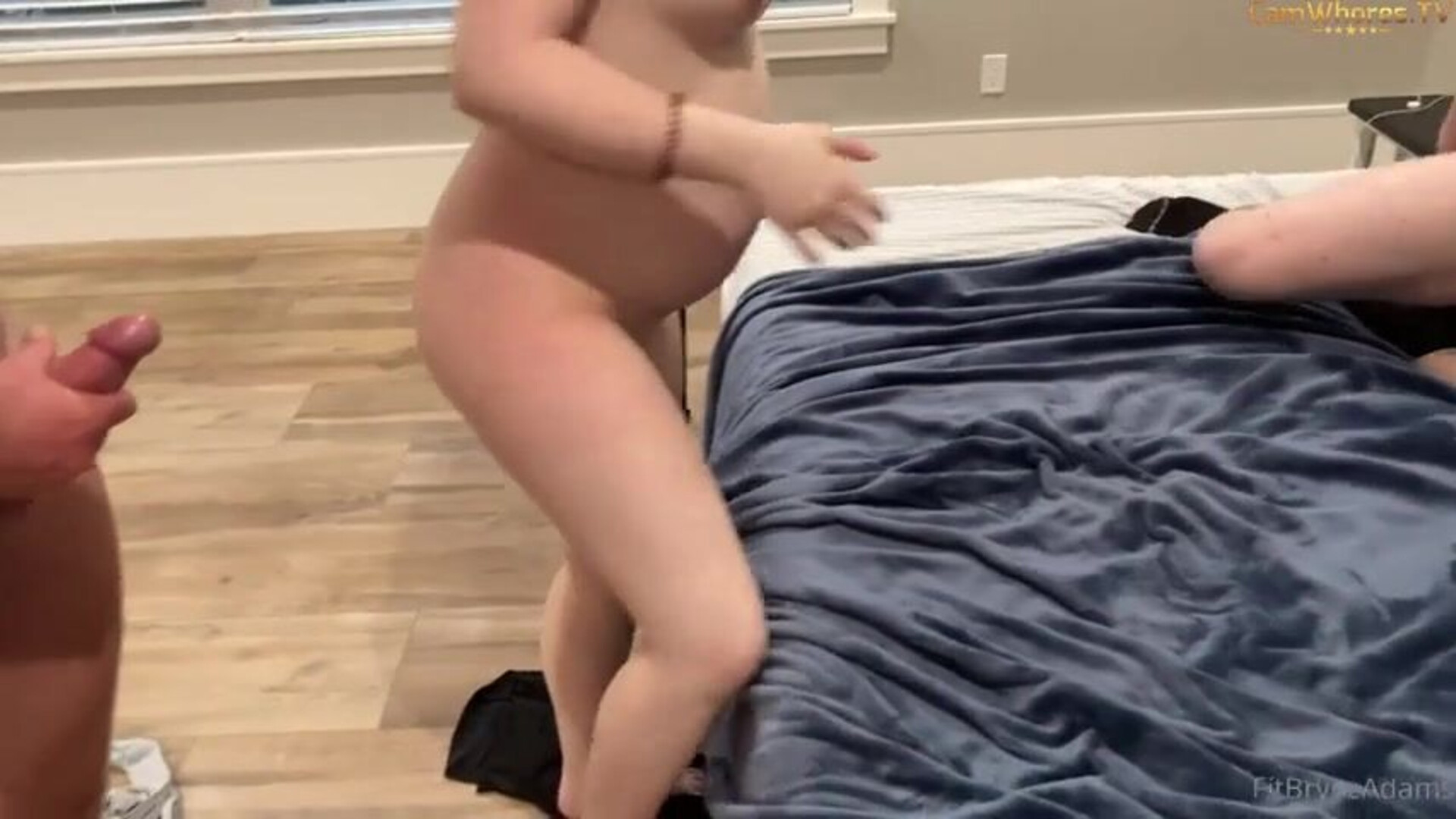 Pregnant wife three some - pregnant - preggo - big belly - bigass - bigtitts - threesome