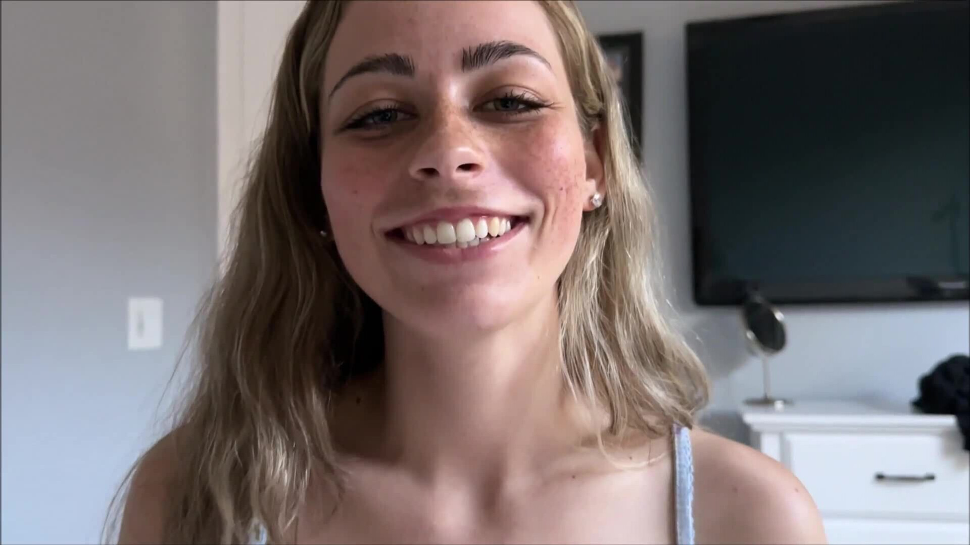 Renee Rose Meet The Step Dad - teen - dad - daughter - stepdad - stepdaughter - small tits - cumshot - facial - threesome - girlfriend