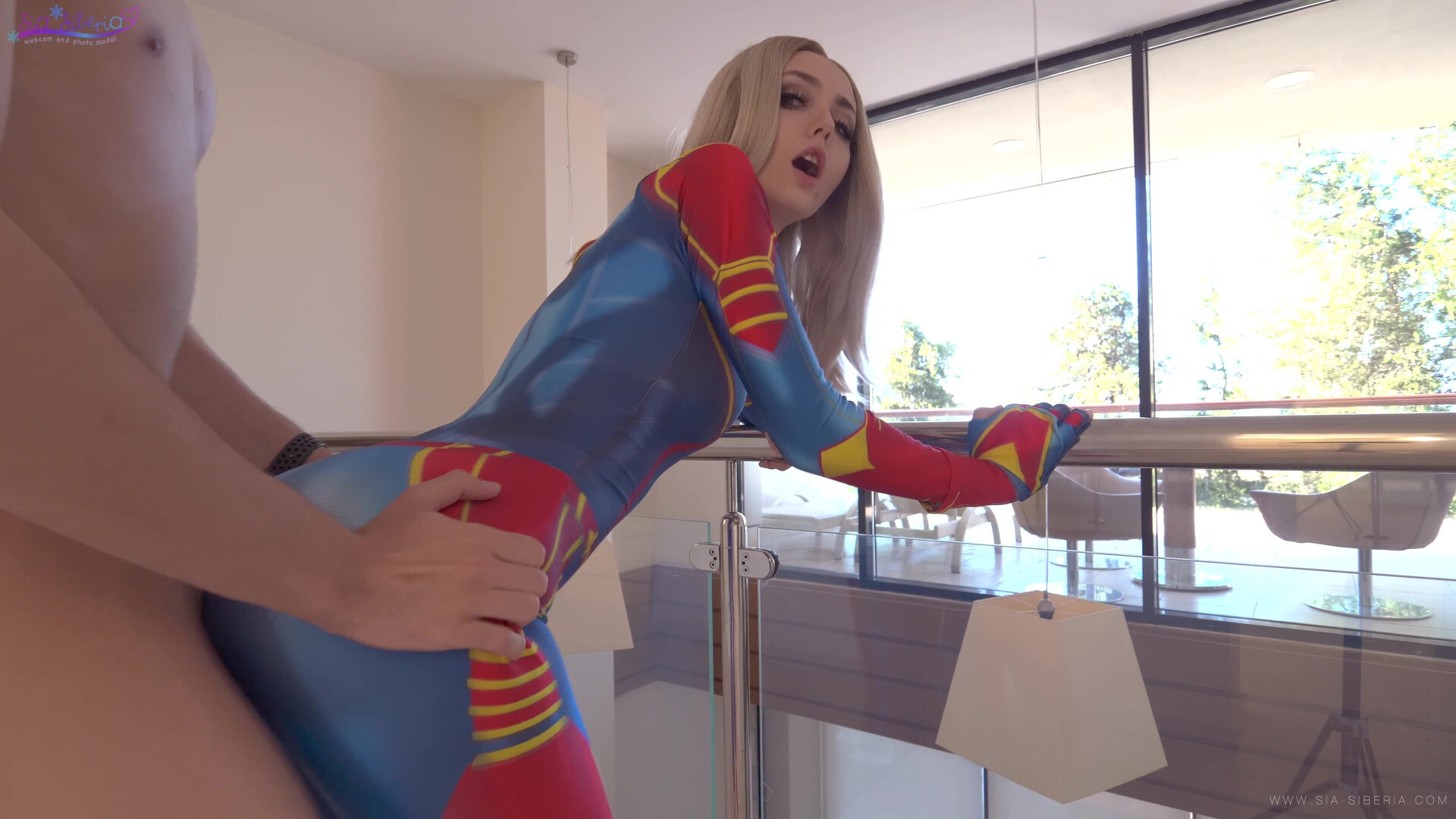 SiaSiberia Avengers; Captain Marvel Fucks With Man Siasiberia 4K - cosplay - teen
