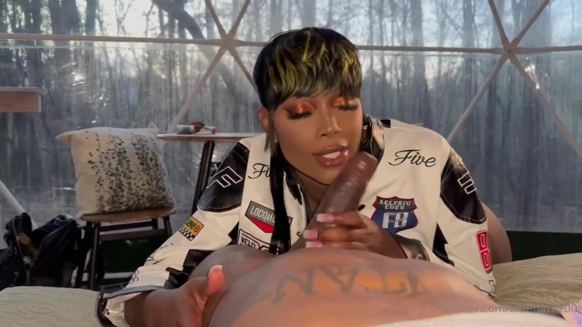 TS Bluehaze200 Giving that BBC Wood outdoor camp fuck - anal - missionary - babe - bareback - hardcore - cum shot - ass rimming - ebony - dick sucking - deep anal