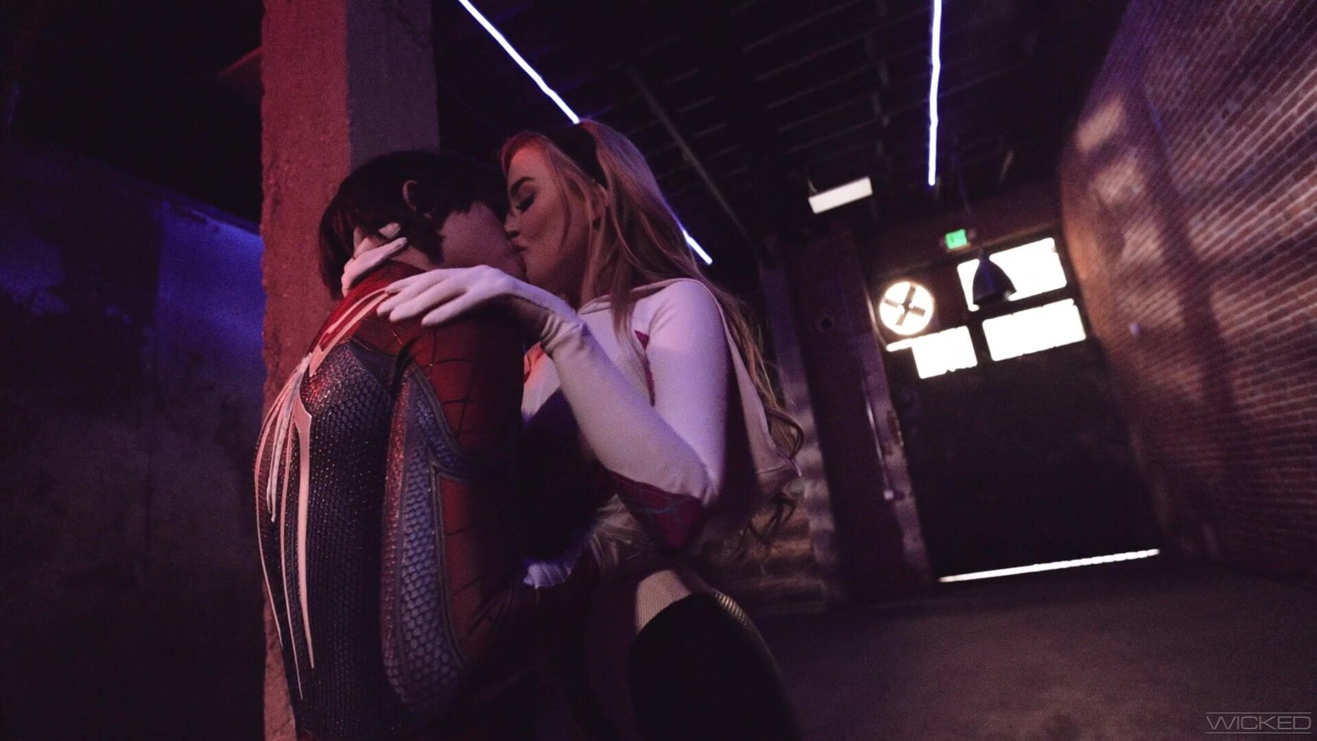 Wicked 22.09.16 Blake Blossom Spideypool XXX Parody - young - teen - straight hair - side fuck - on the sofa - oiled - latina - doggystyle - deep throat - curvy
