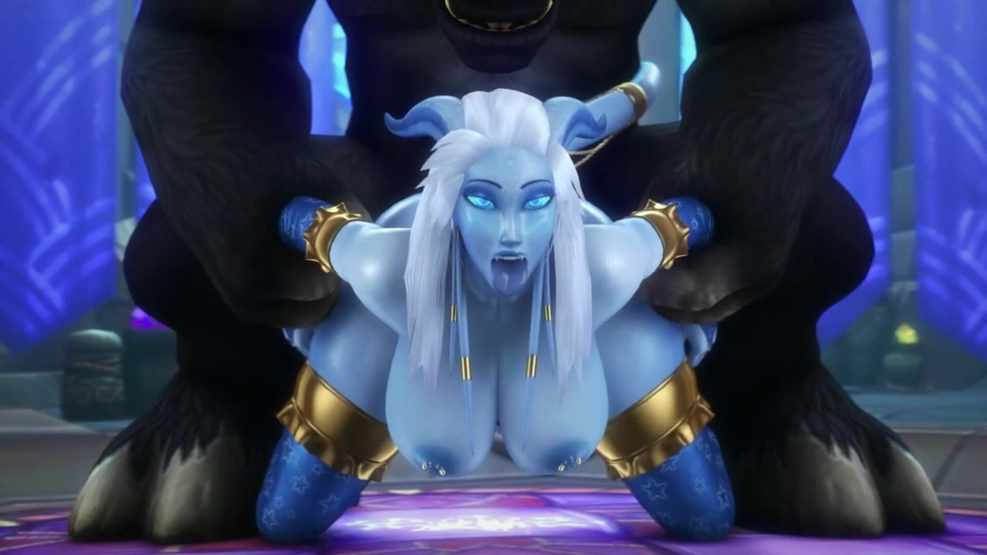 World Of Warcraft Pyrista Service at the Brothel - hentai