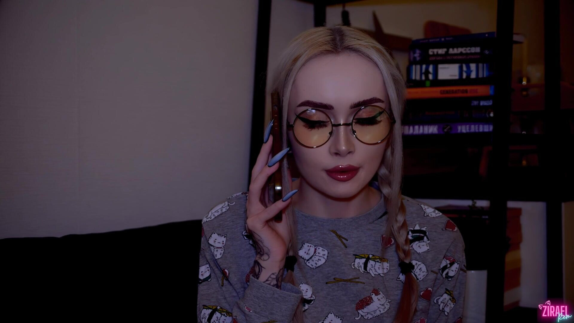 Z1ra3l R3m Nerd Girl Turned Out To Be A Big Slut - tattoo - babe