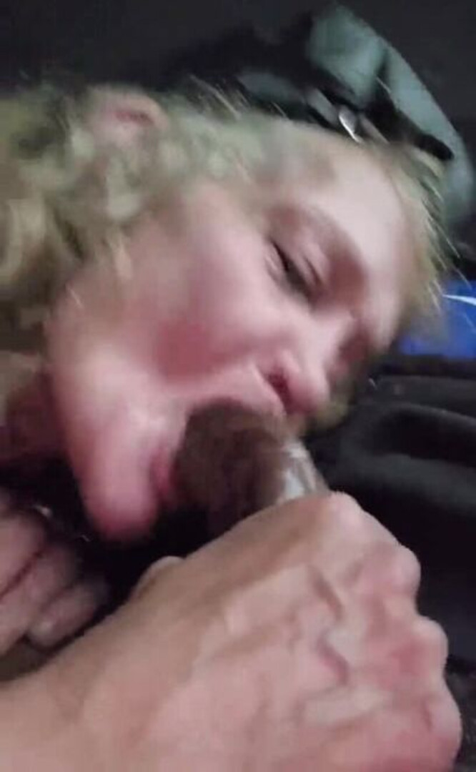 75 yr old cumslut biker slut blow job gum job - granny - gumjob - ginger - deepthroat - toothless - bbc - biker