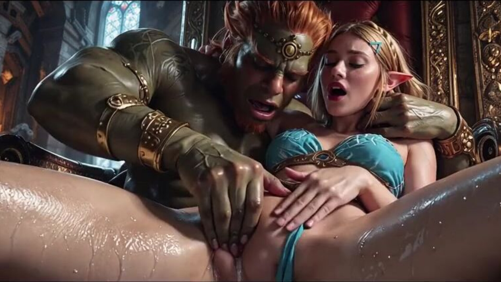 Ai generated Zelda suckslut compilation - ai - generated - cartoon