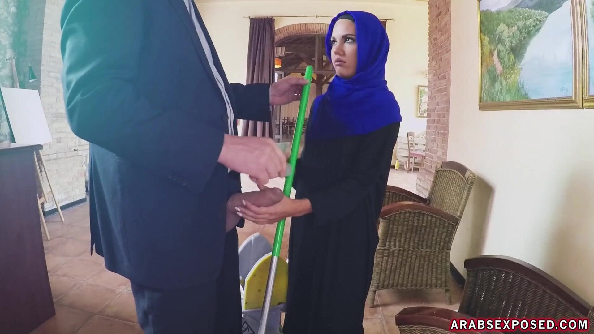 Apolonia Lapiedra – Anything to Help The Poor - arab - blowjob - boss - cum in mouth - doggy style - hijab - muslim - apolonia lapiedra
