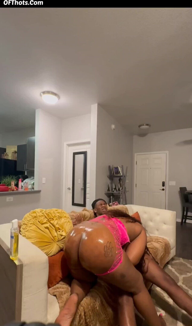 Big Ass Ebony Gets Fucked In The Kitchen - blowjob - deepthroat - ebony - bbc - big dick - big cock - ass - doggystyle - riding - cowgirl