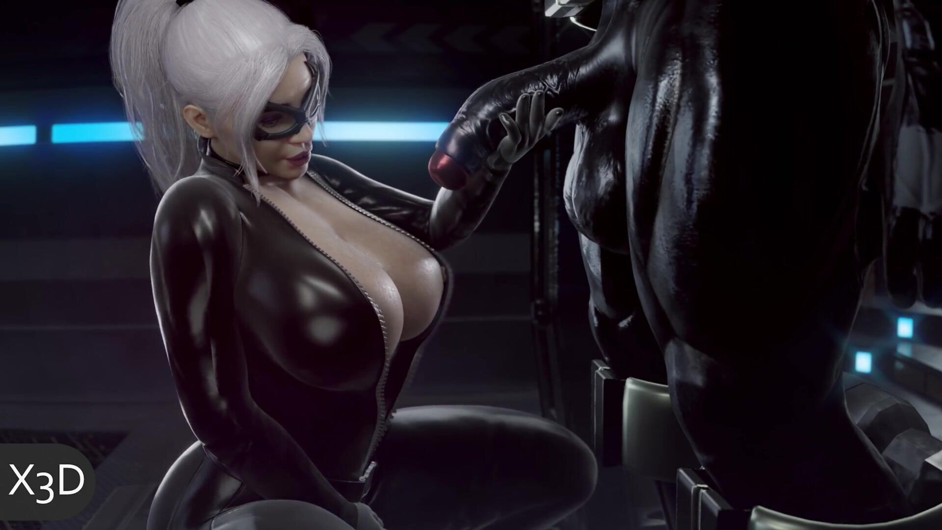 Black cat cuckold gone wrong - bj